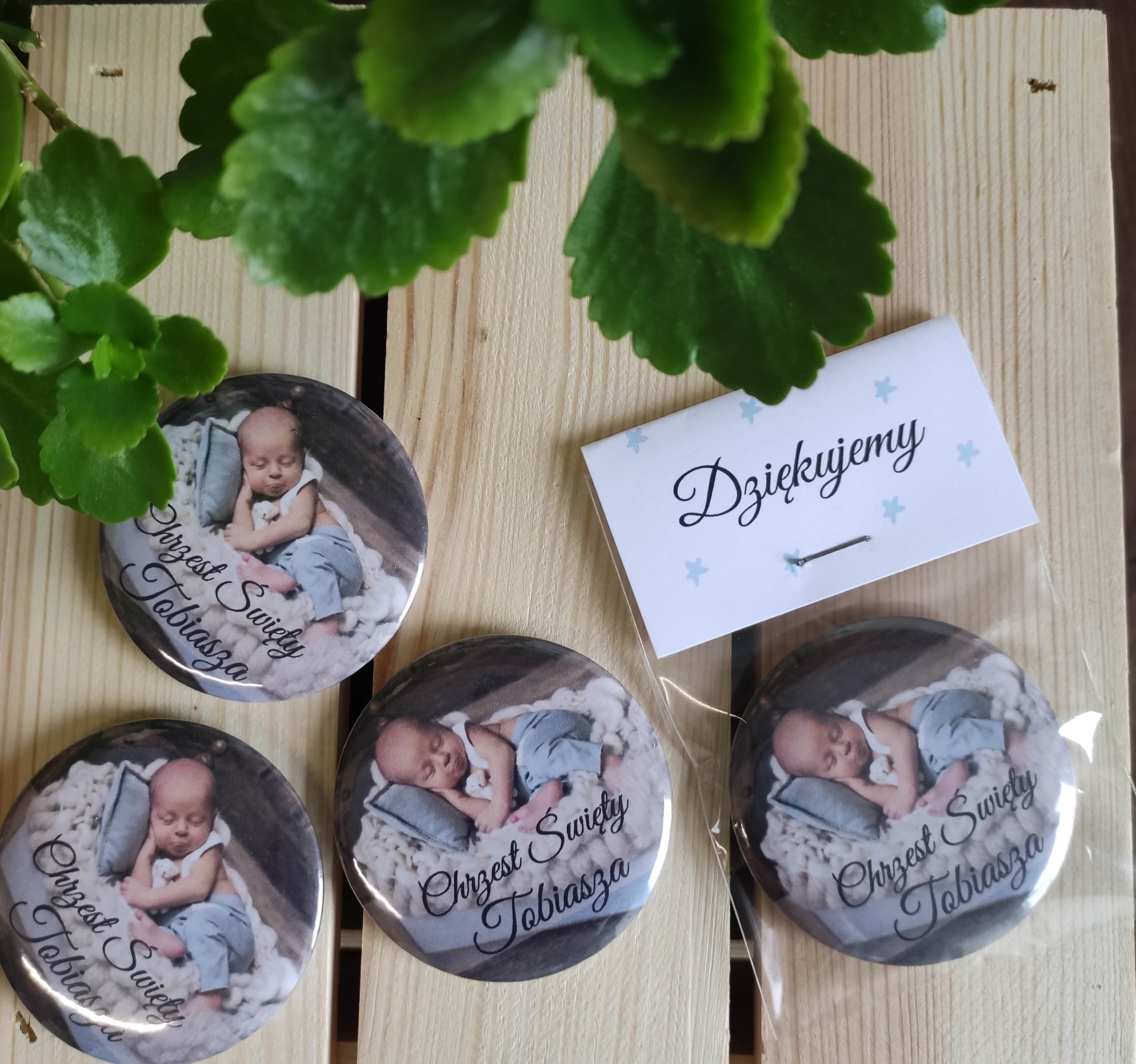 Magnes button ze zdjęciem