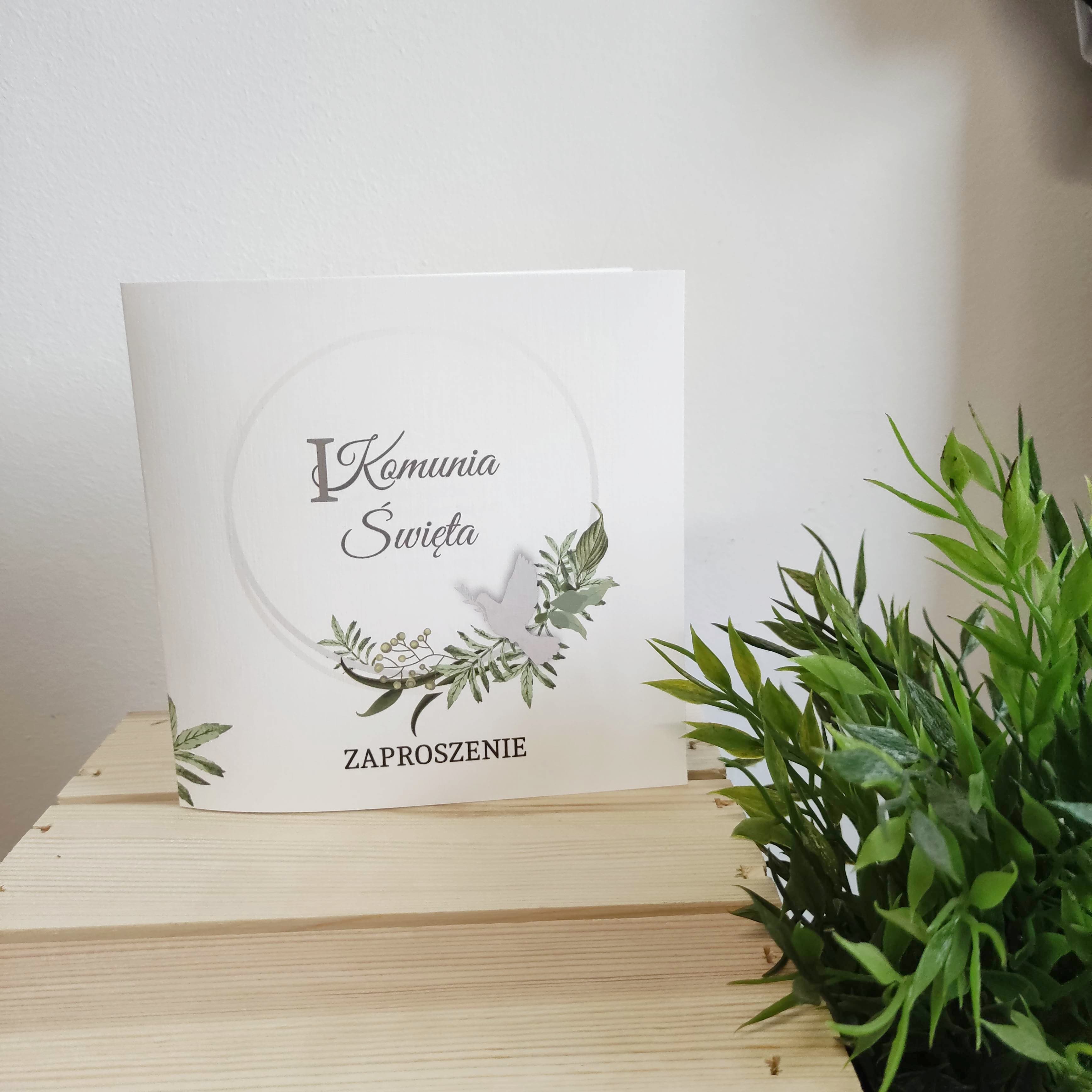 Zaproszenie Komunia nr 8
