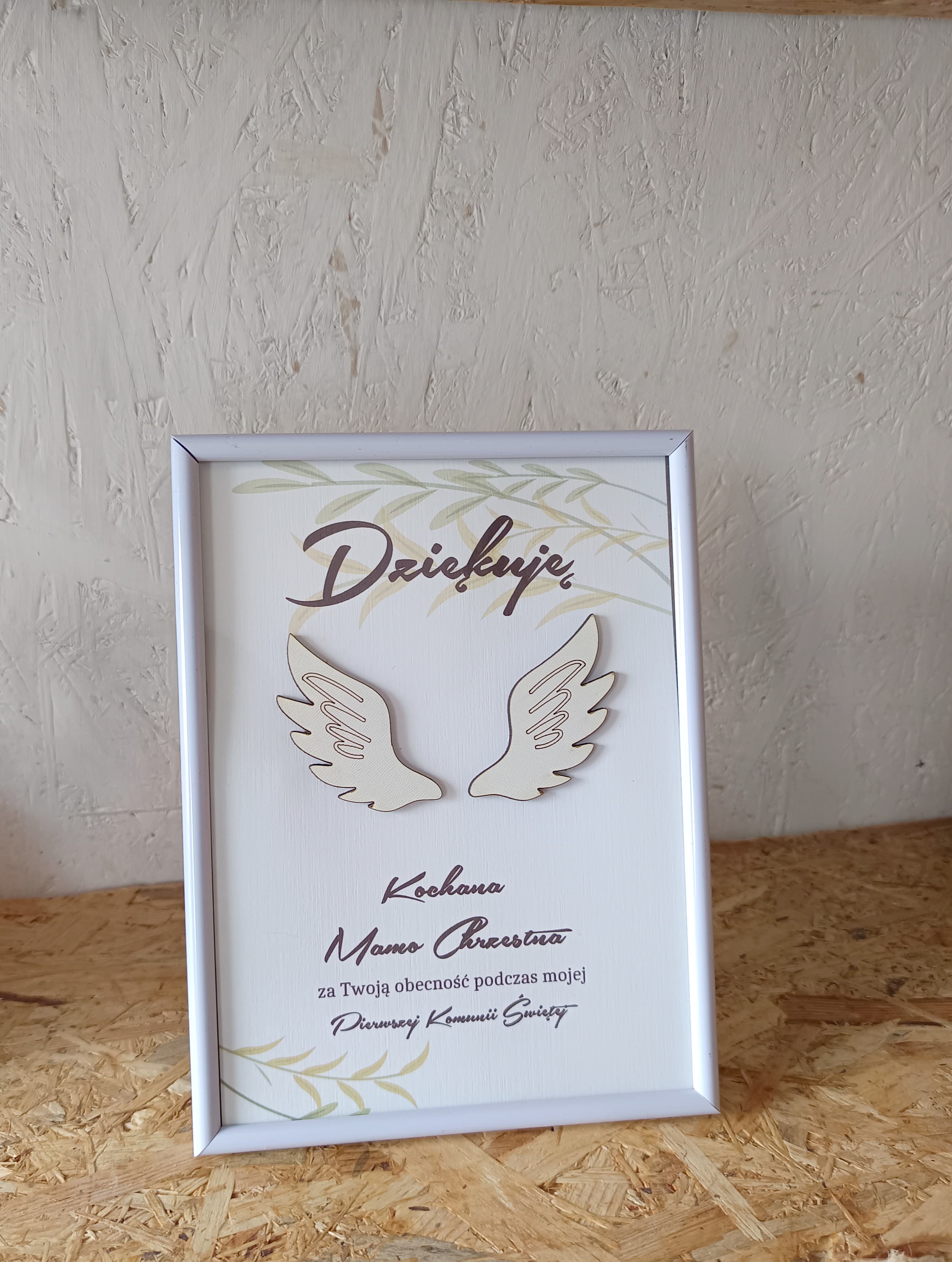 Ramka ze skrzydłami