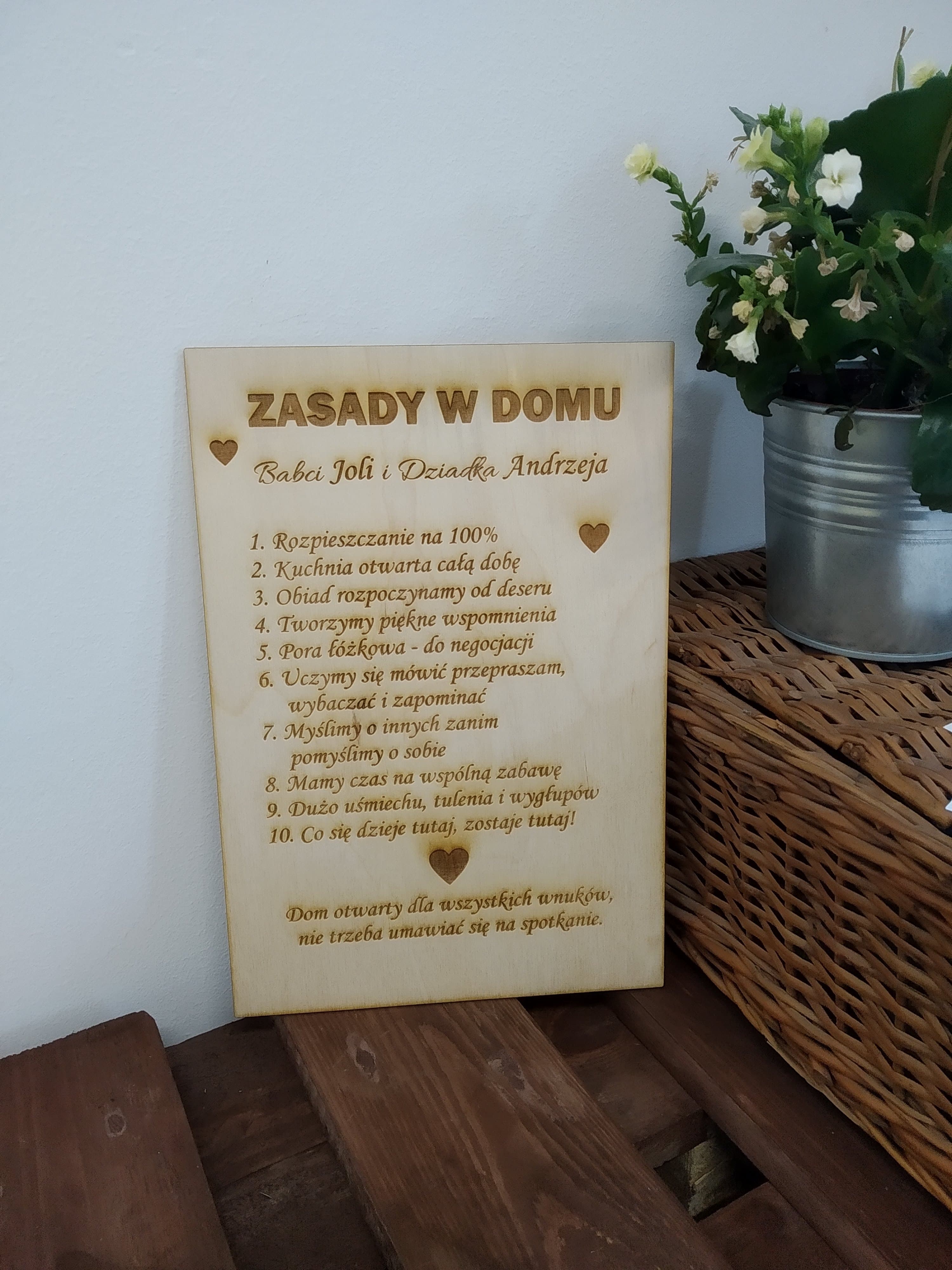 Zasady w domu dziadków