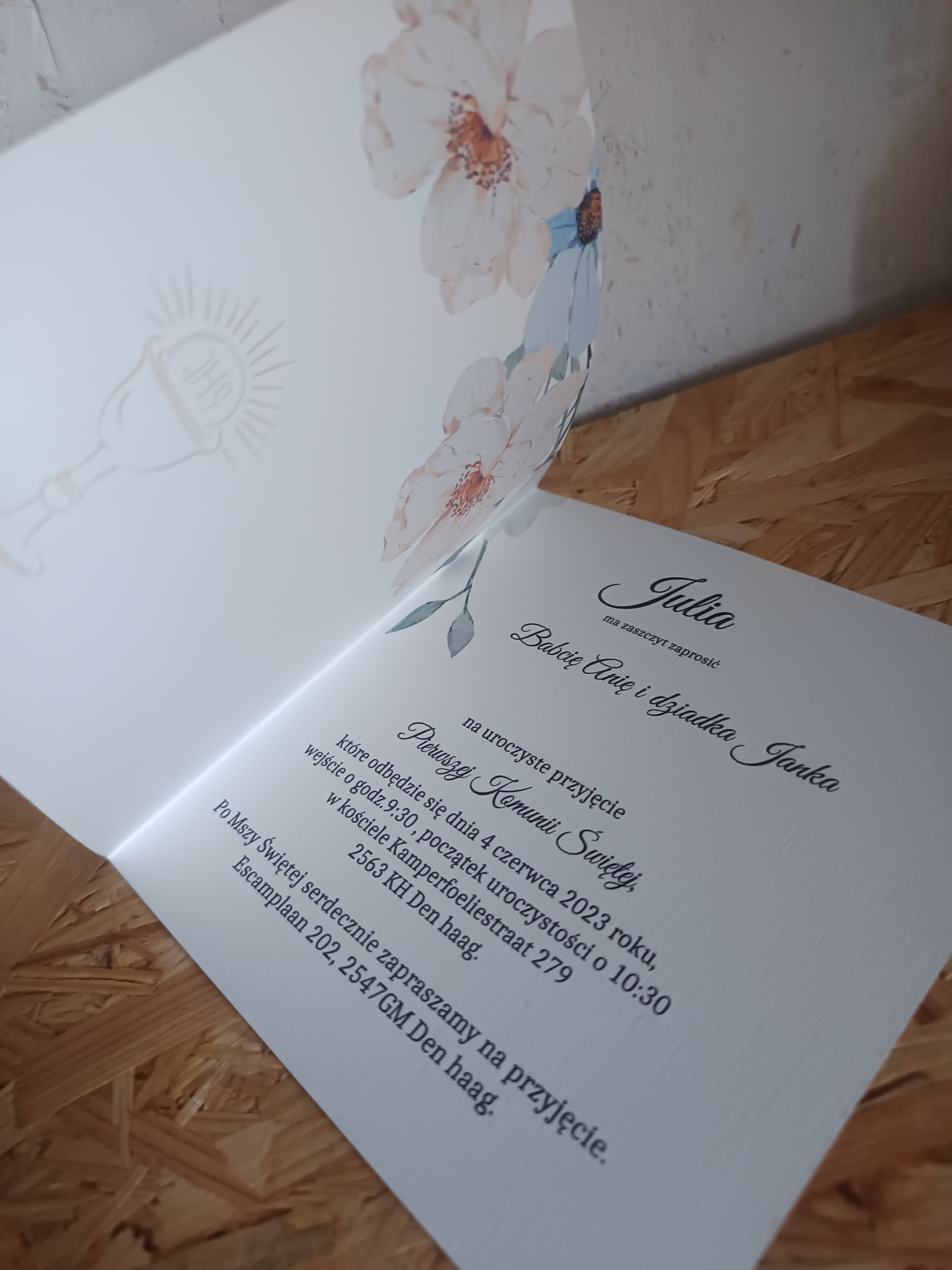 Komunia zaproszenie nr 70