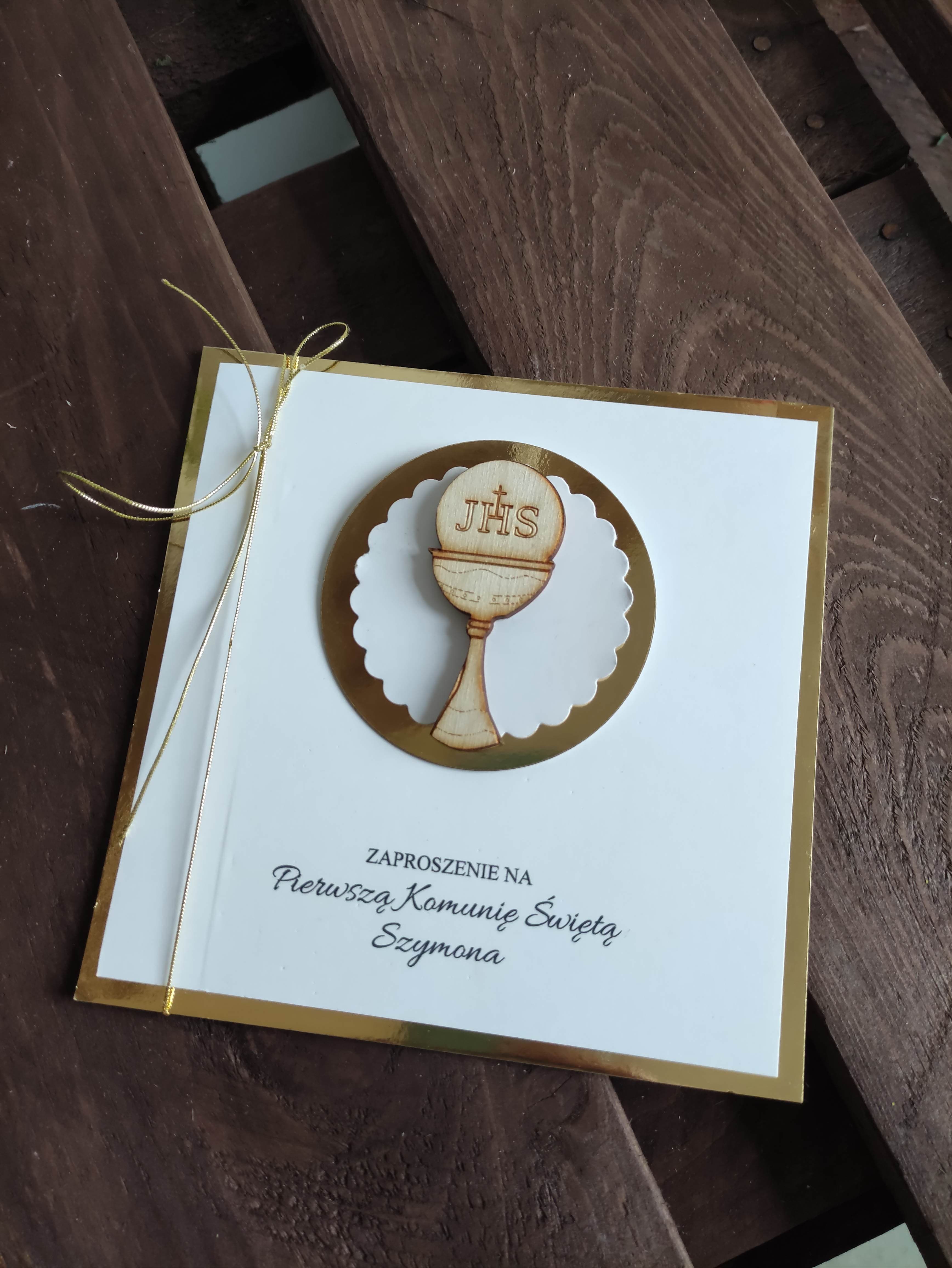 Zaproszenie Komunia nr2