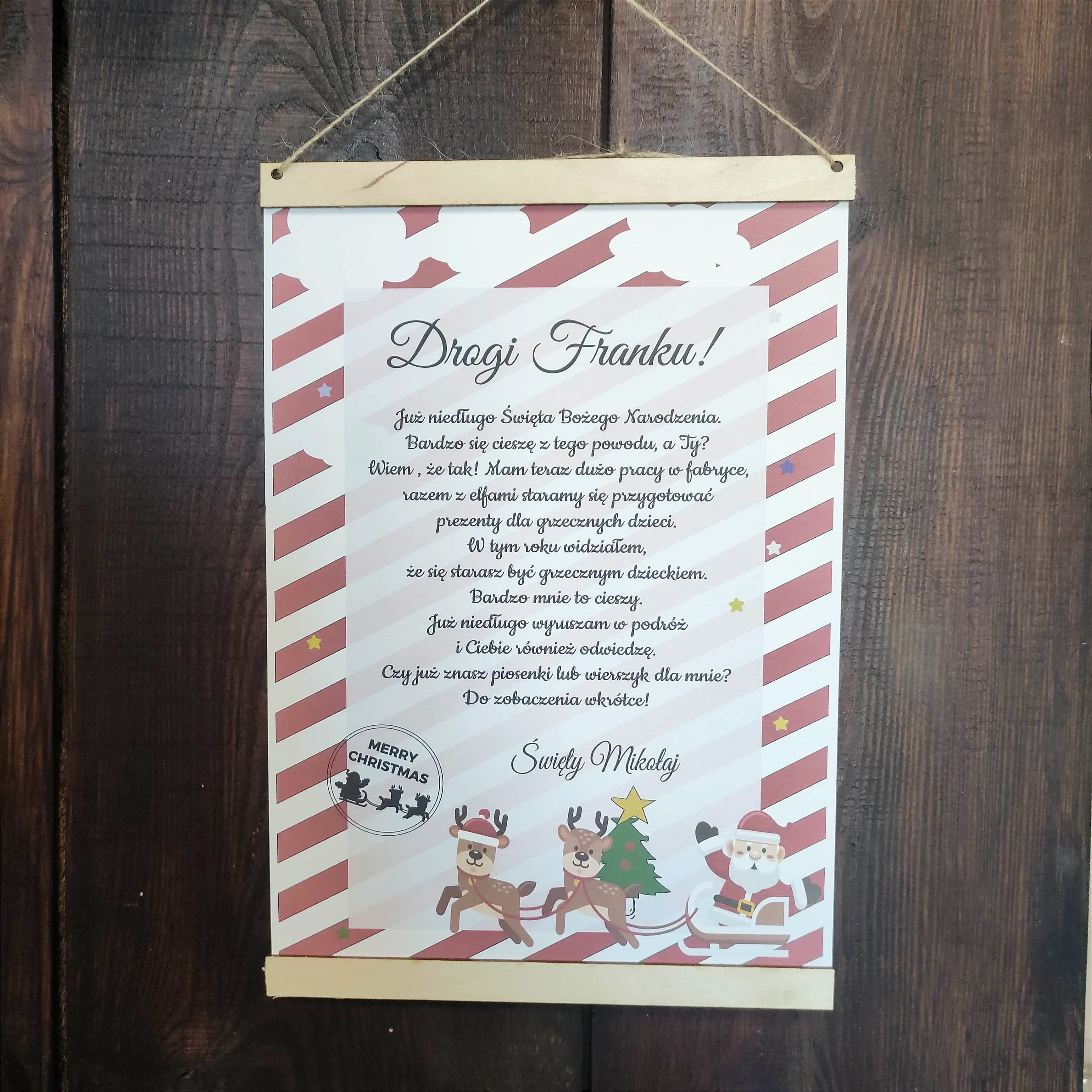 List od Mikołaja