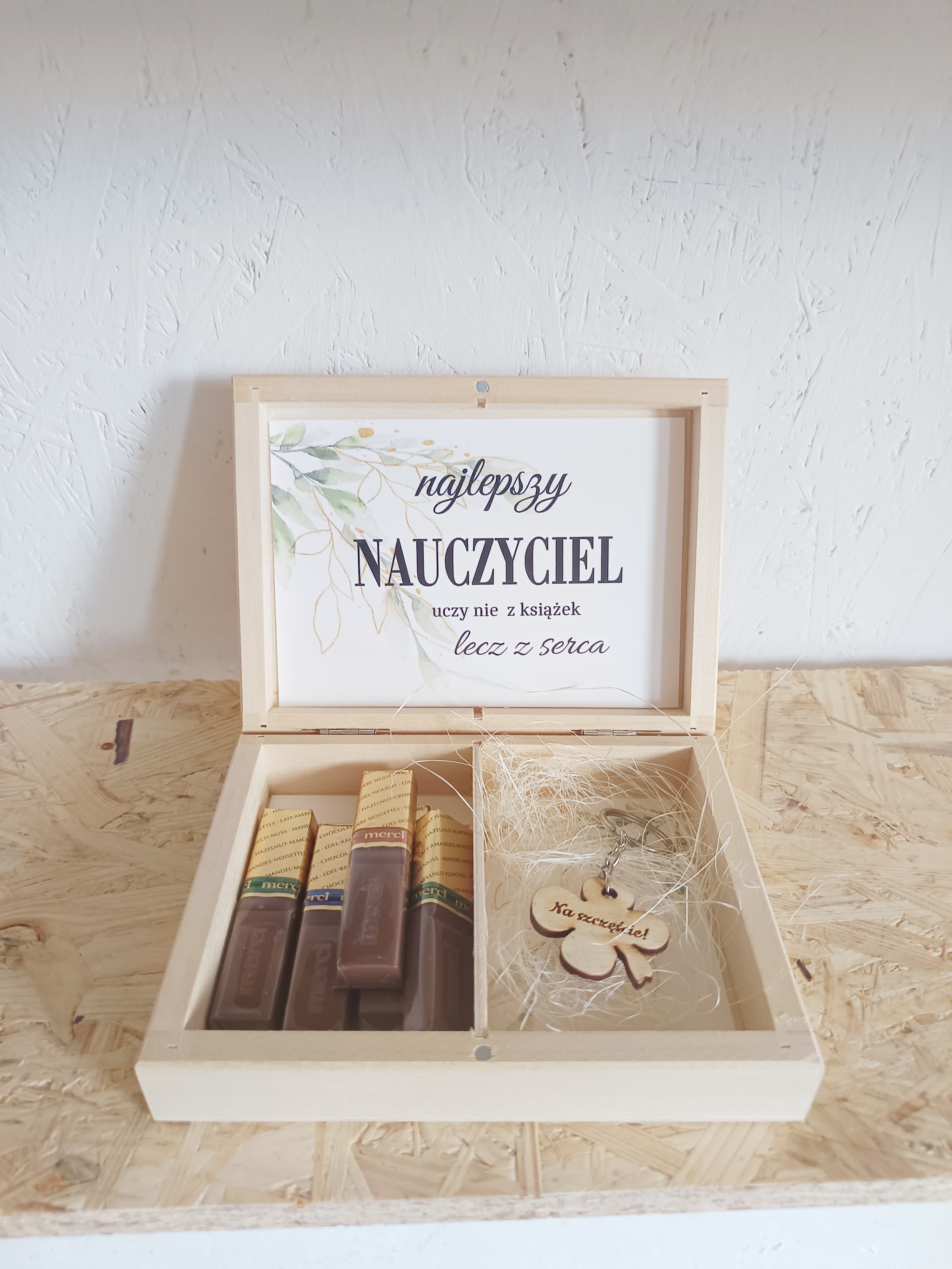 Pudełko z koniczynką