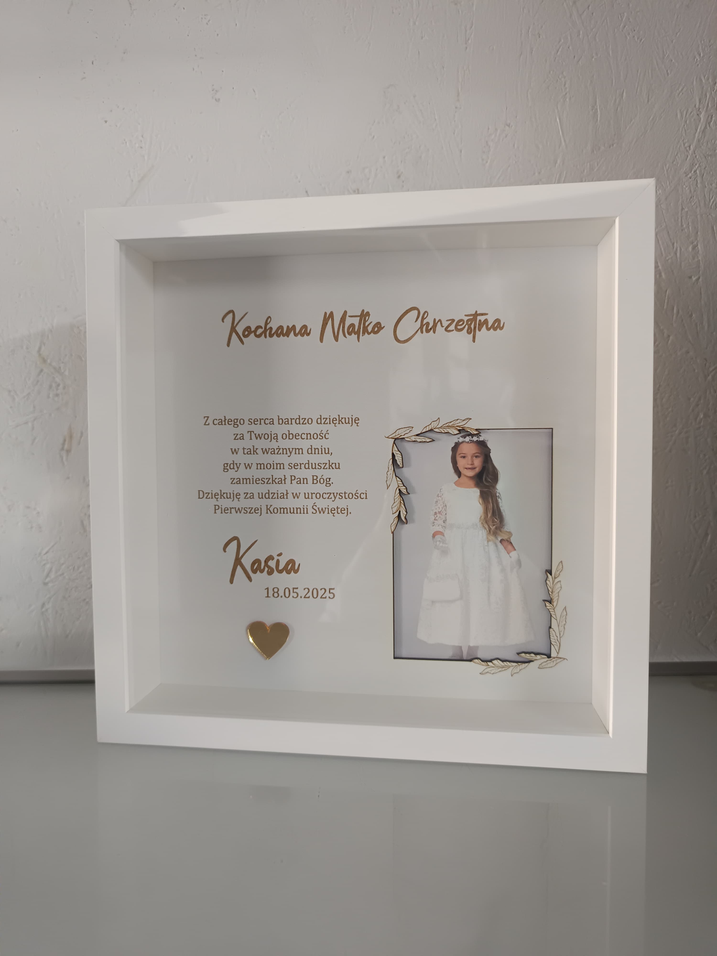 Ramka dla Chrzestnych lub dziadków