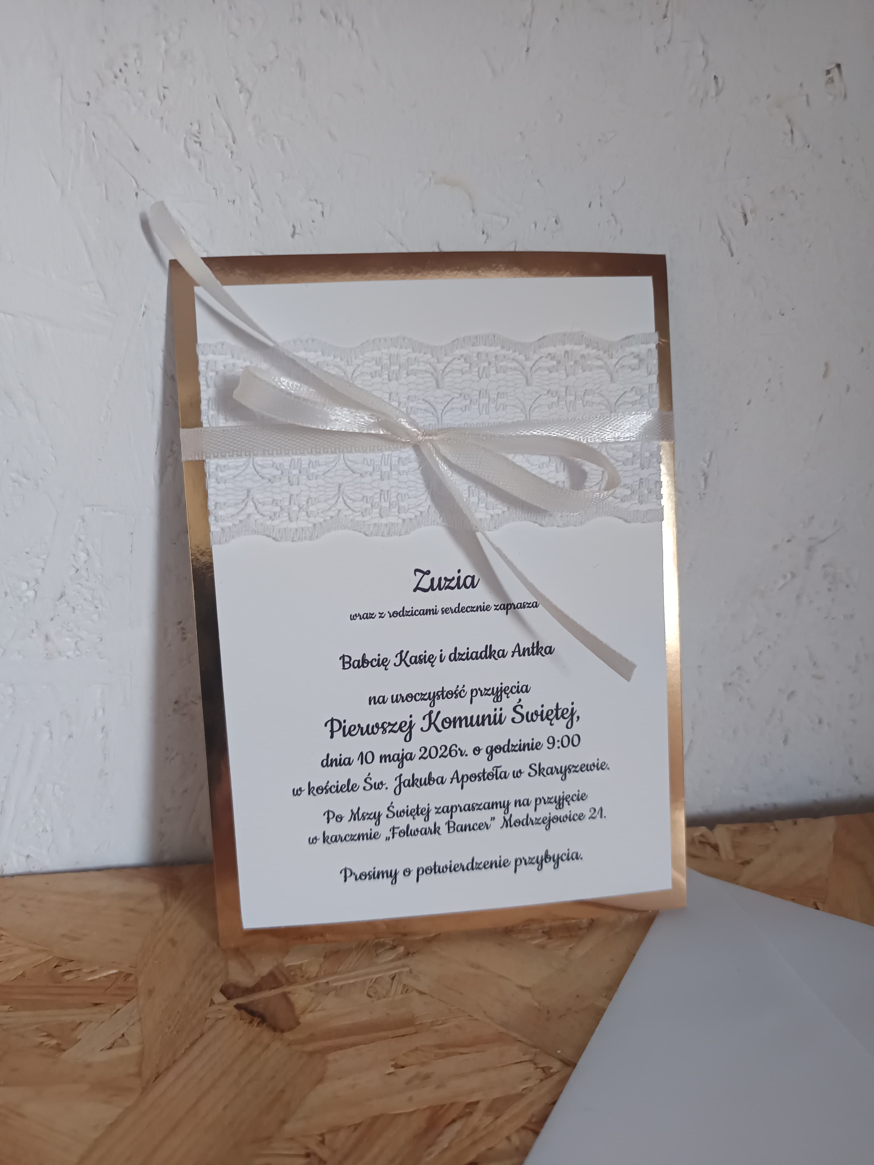 Komunia zaproszenie nr 71