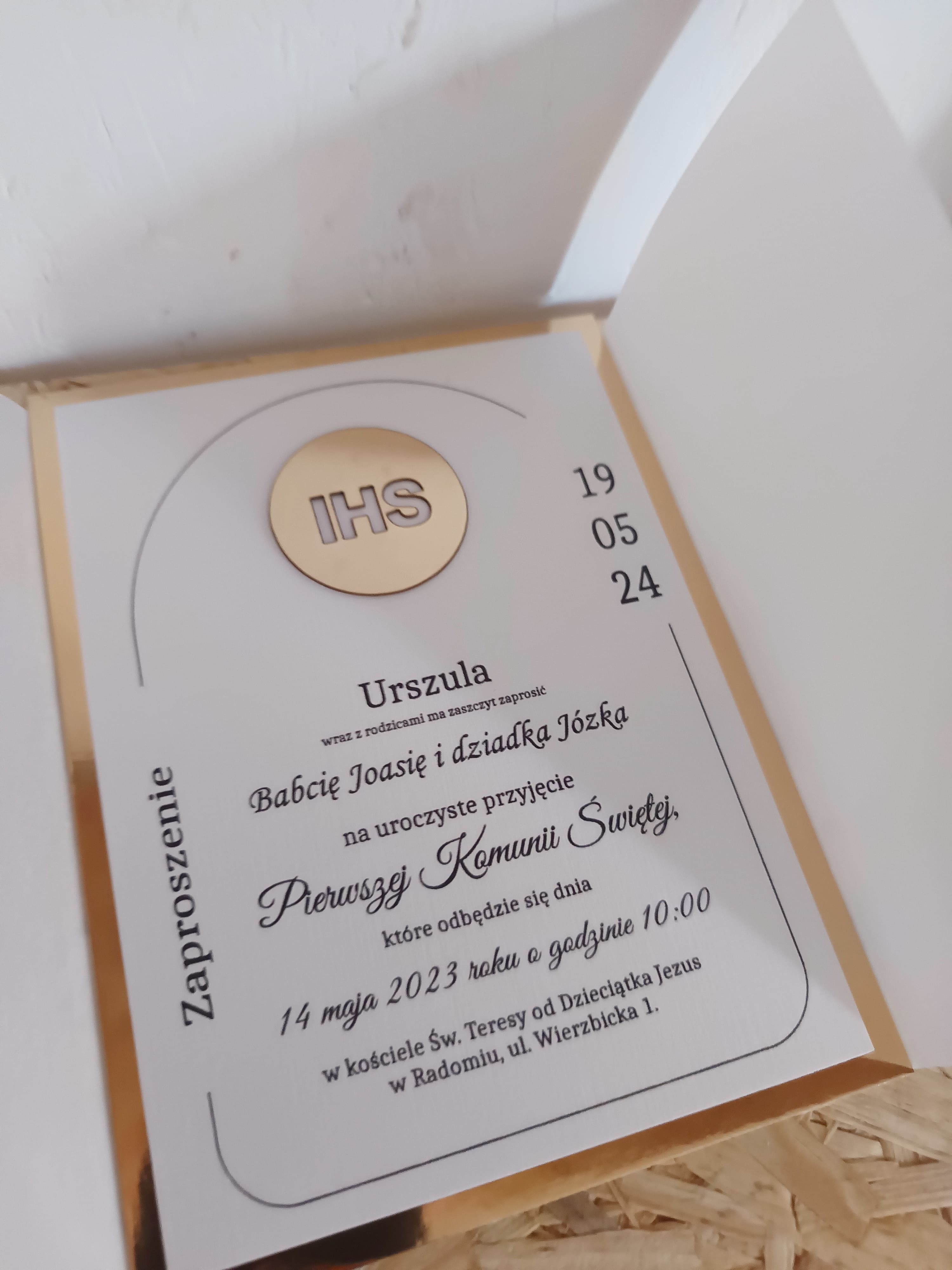 Komunia zaproszenie nr 58