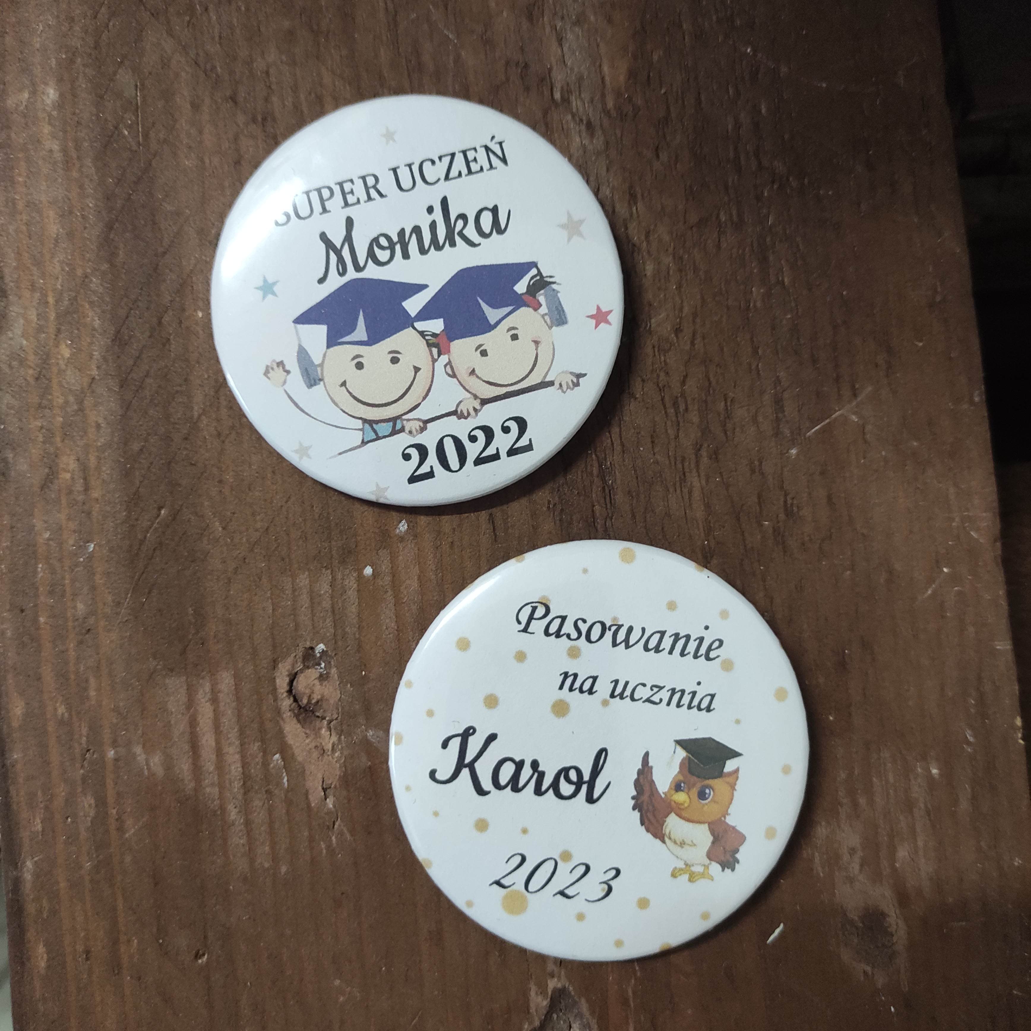 Przypinka Pasowanie na ucznia