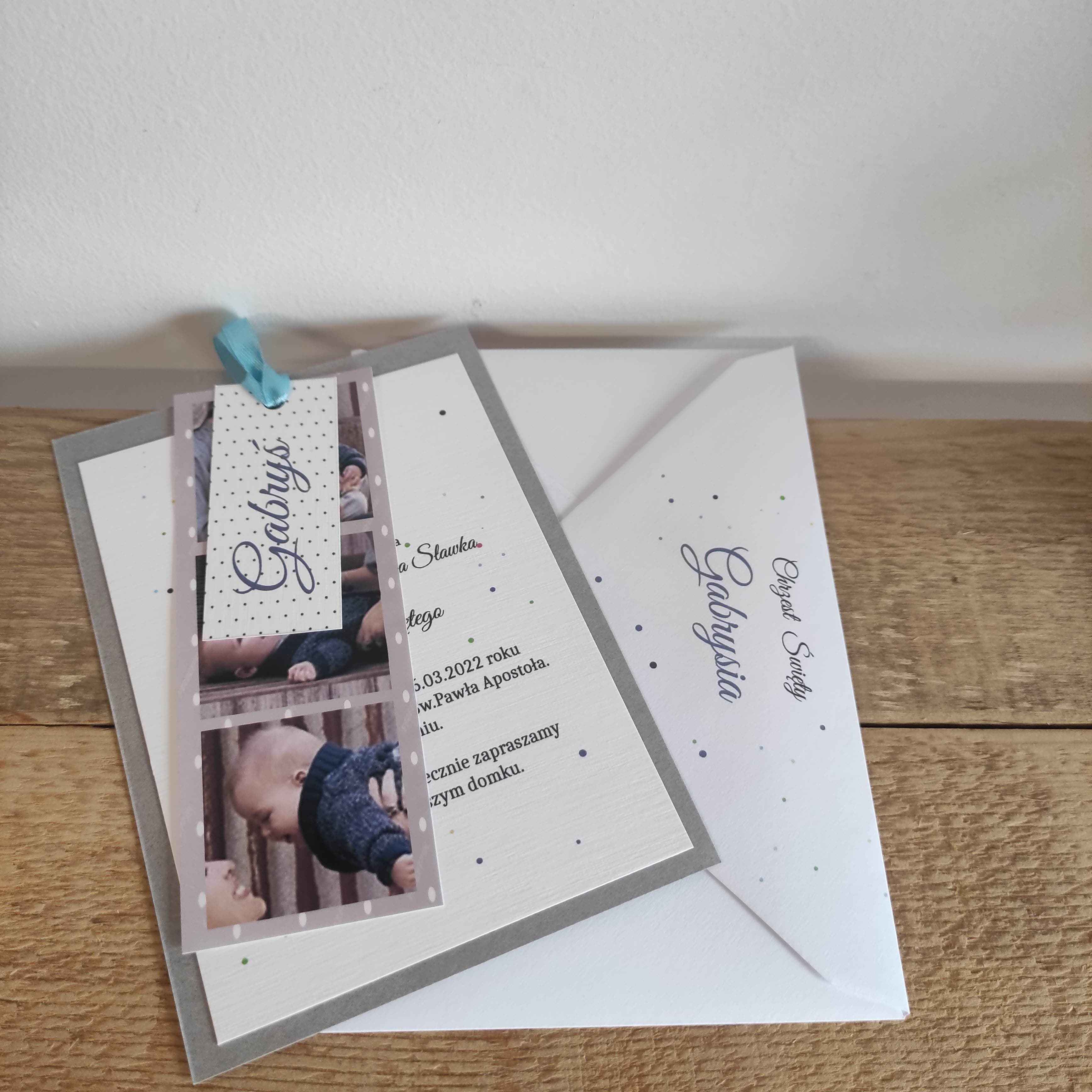 Zaproszenie Chrzest nr40