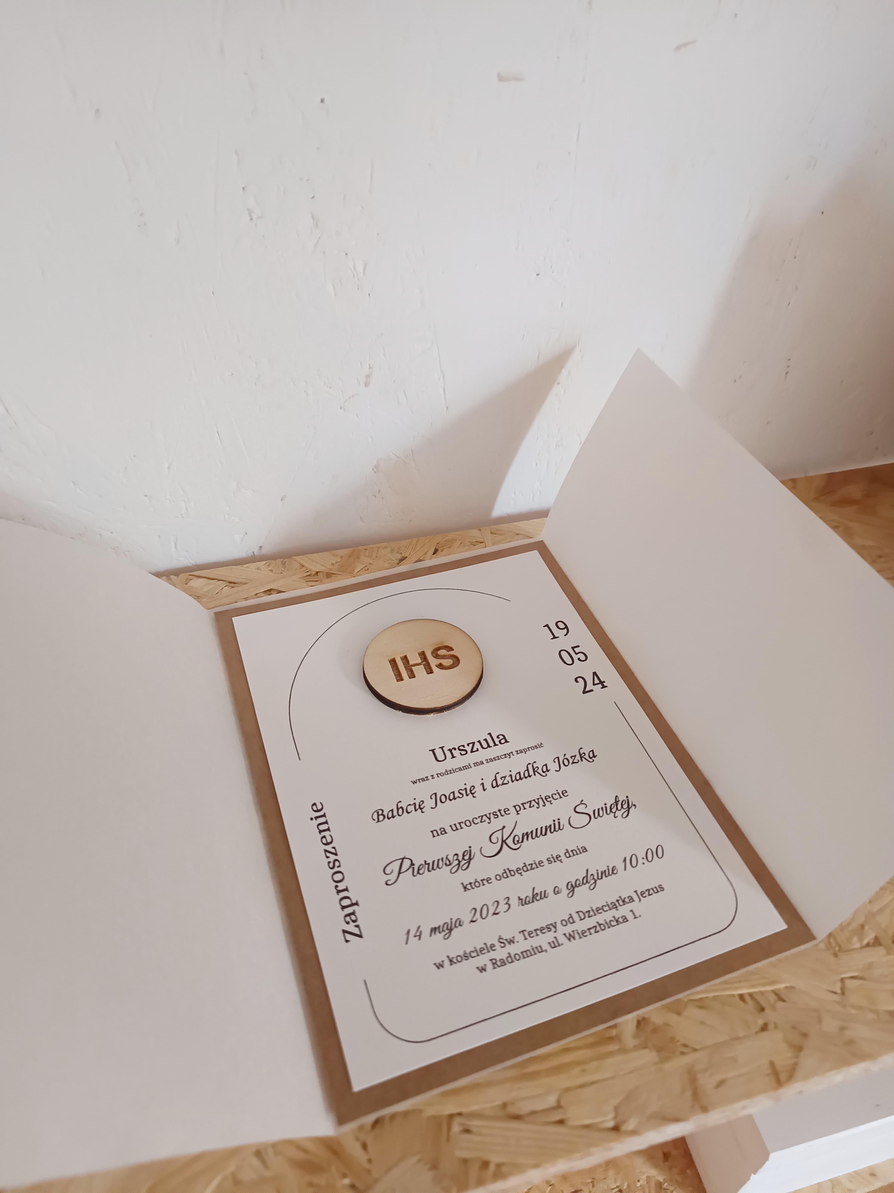 Komunia zaproszenie nr 58