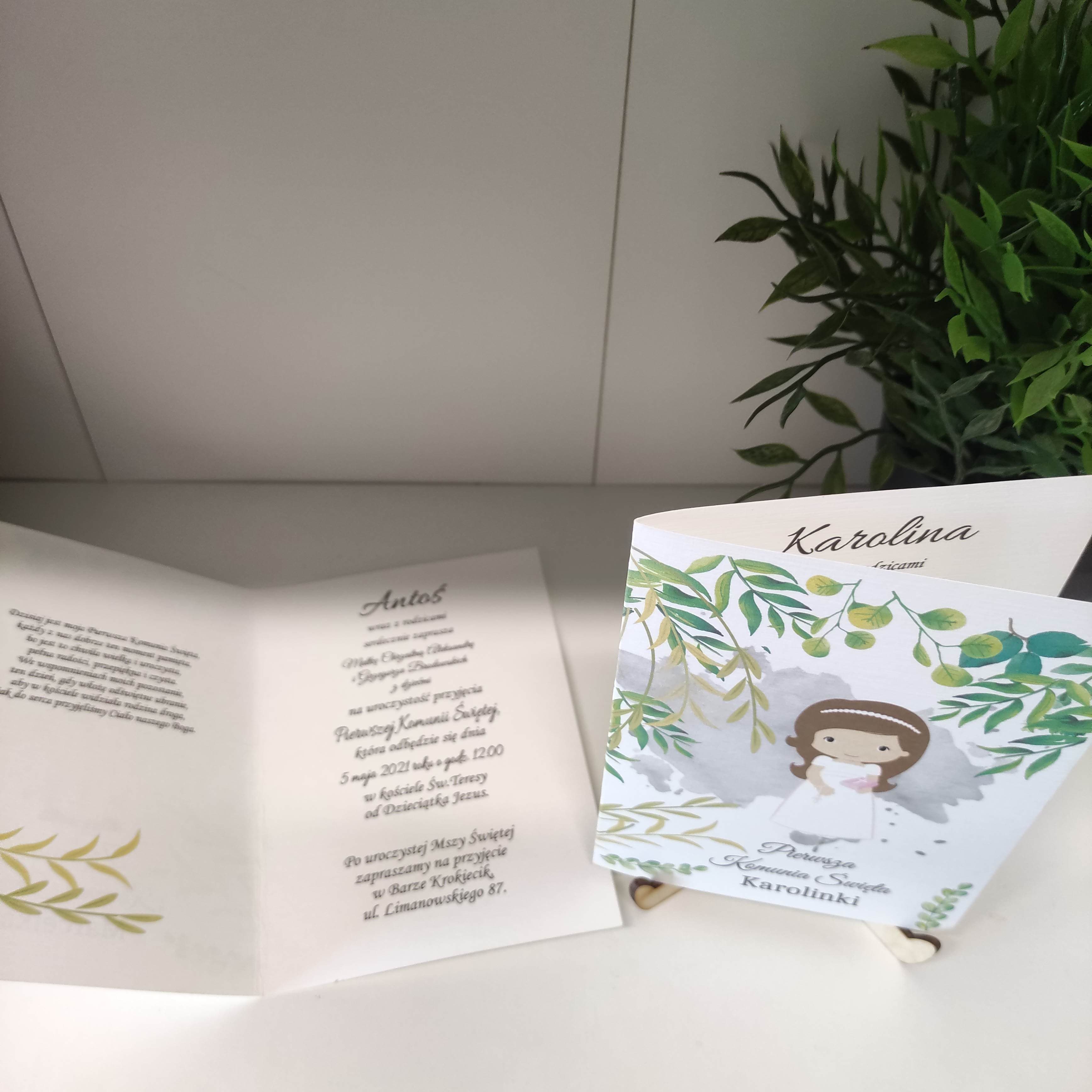 Zaproszenie Komunia nr 9