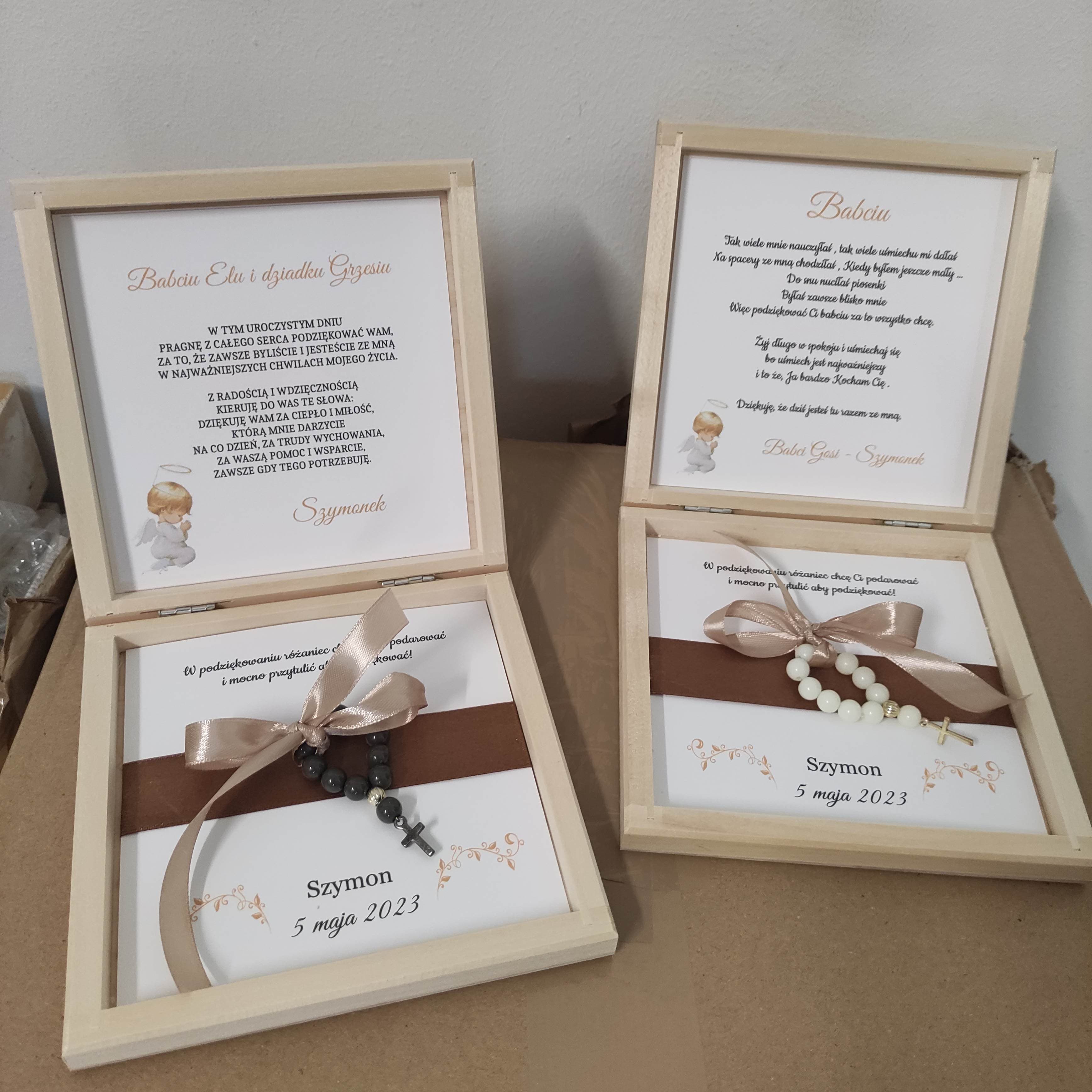 Podziękowania z różańcem