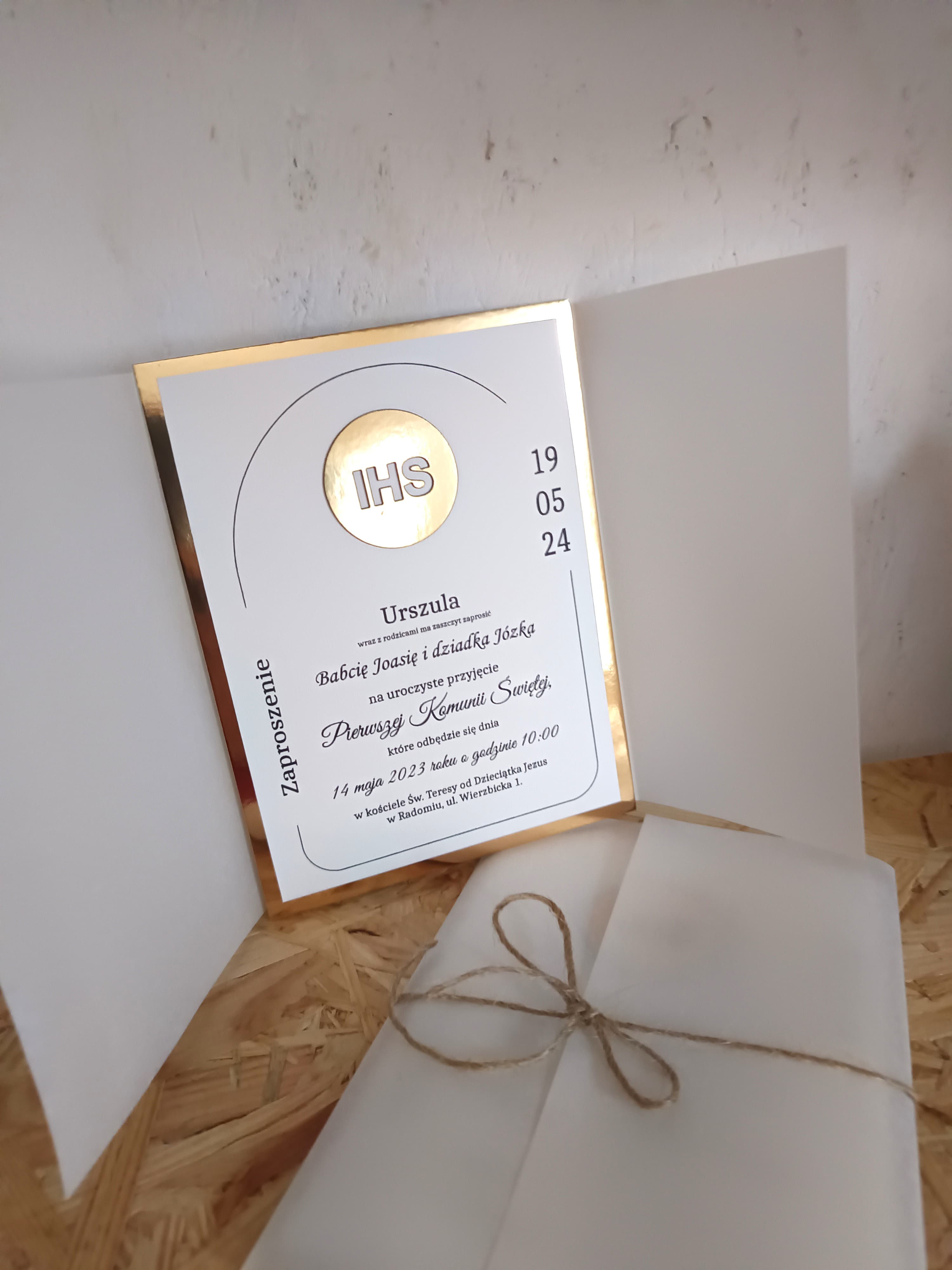 Komunia zaproszenie nr 58