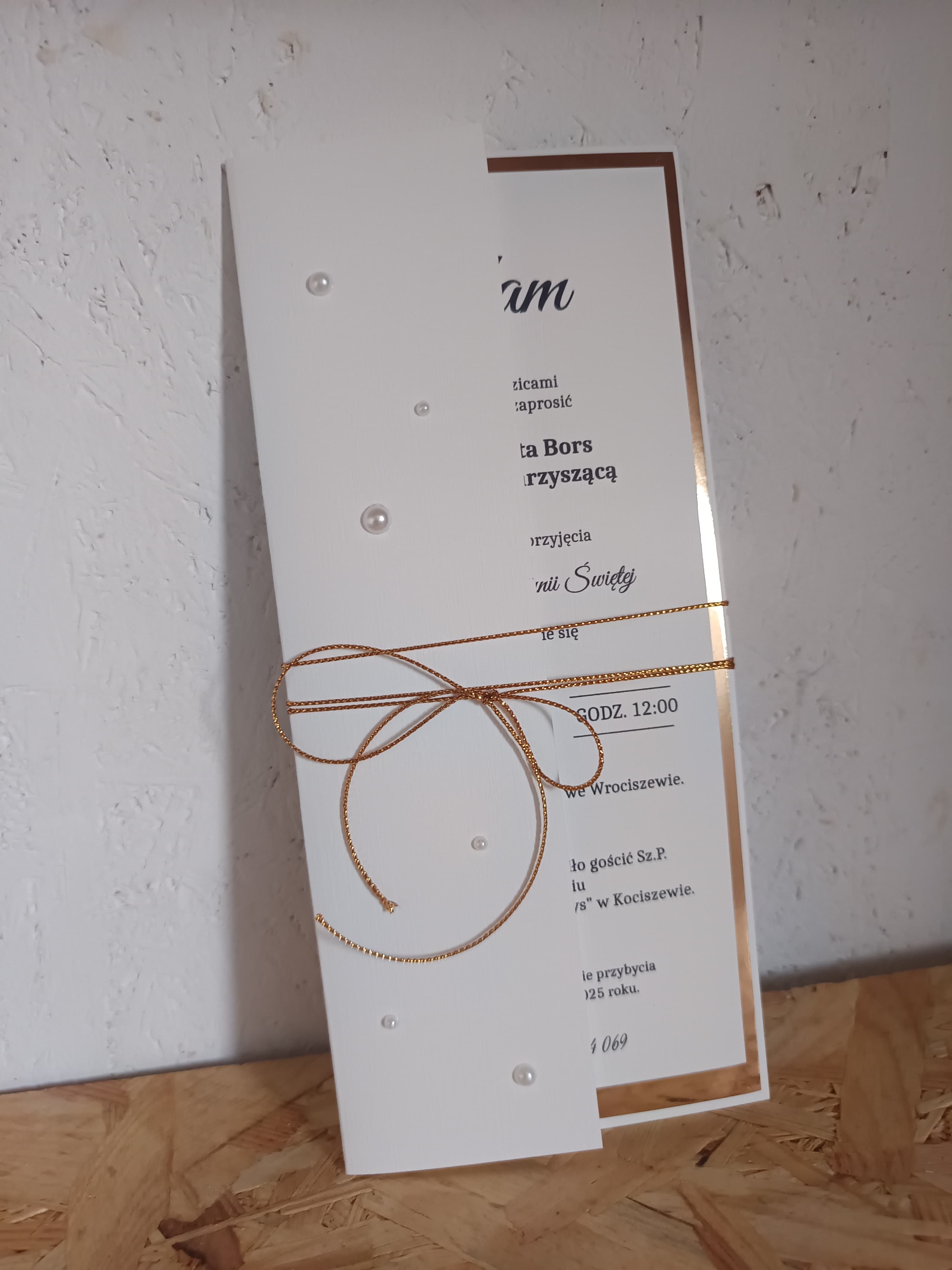 Komunia zaproszenie nr 69