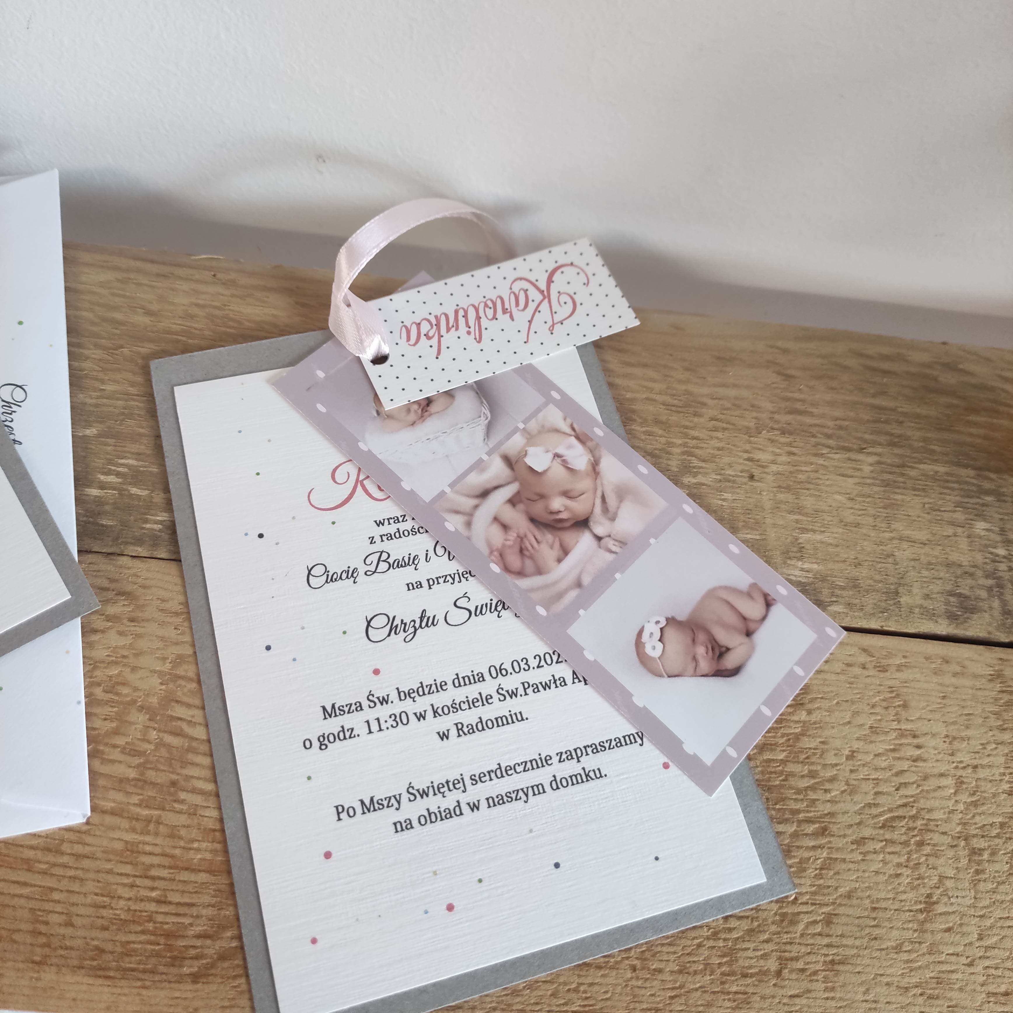 Zaproszenie Chrzest nr40