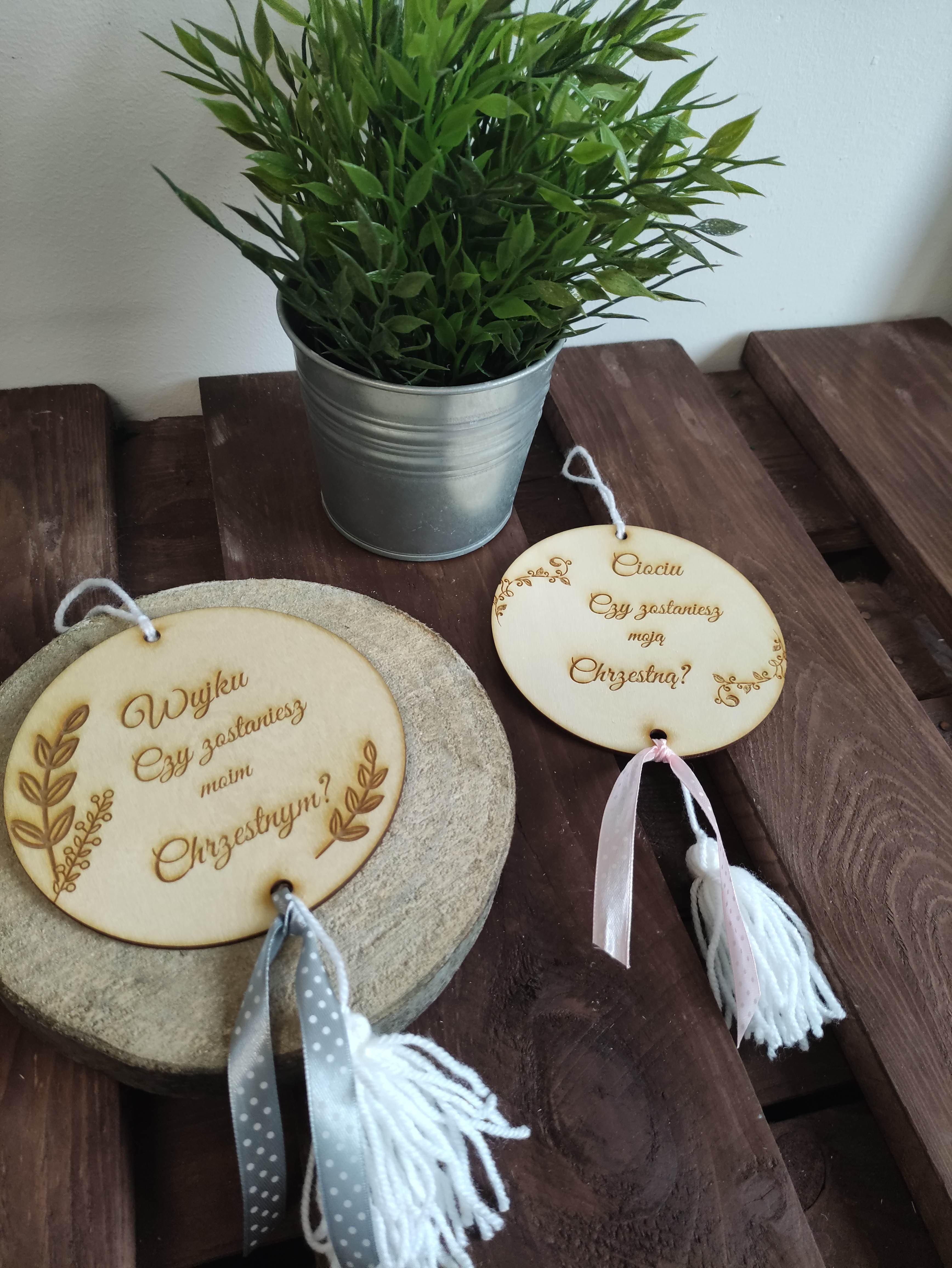 Czy zostaniesz moją Chrzestną-zawieszka