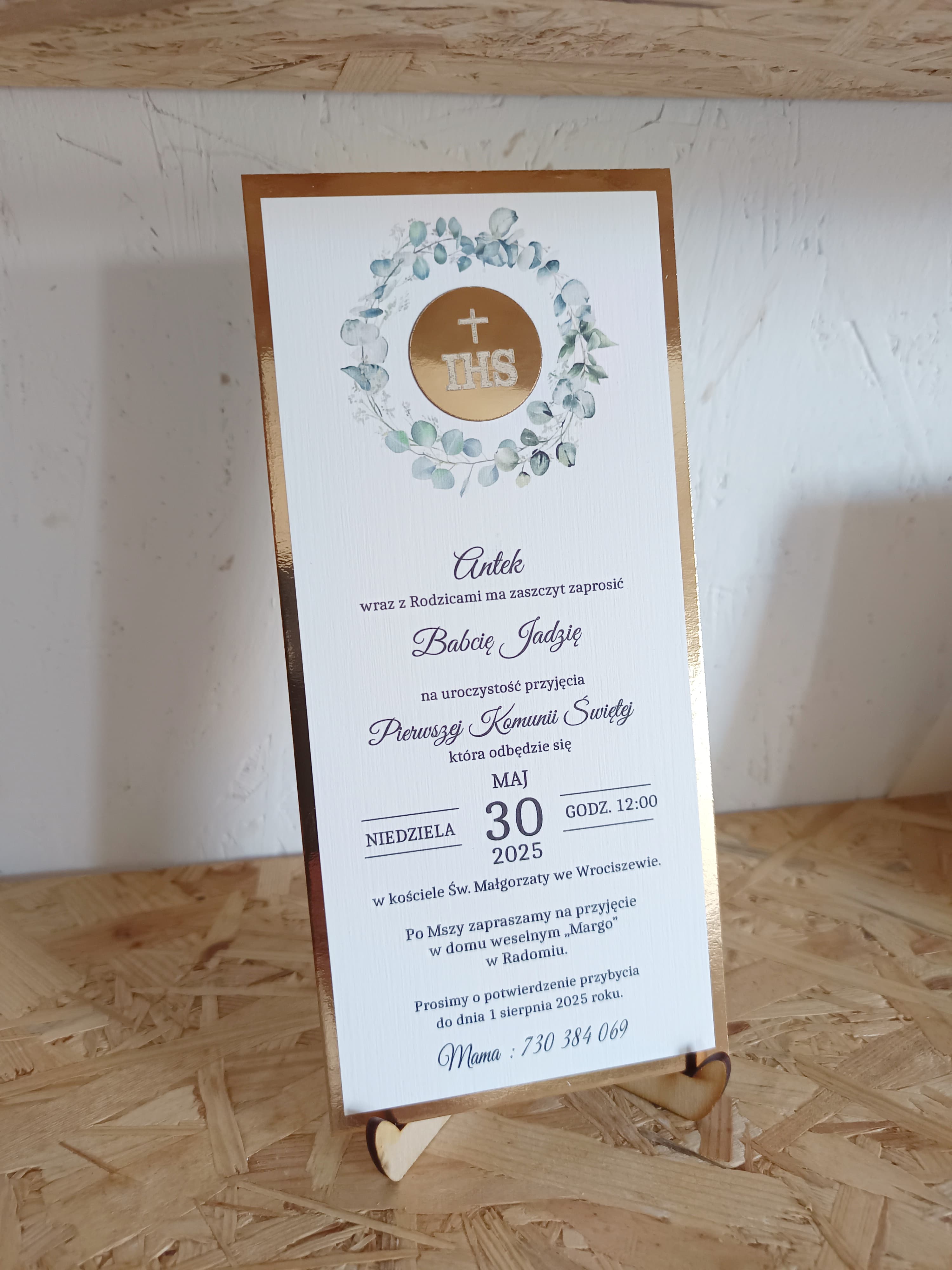 Komunia zaproszenie nr 74
