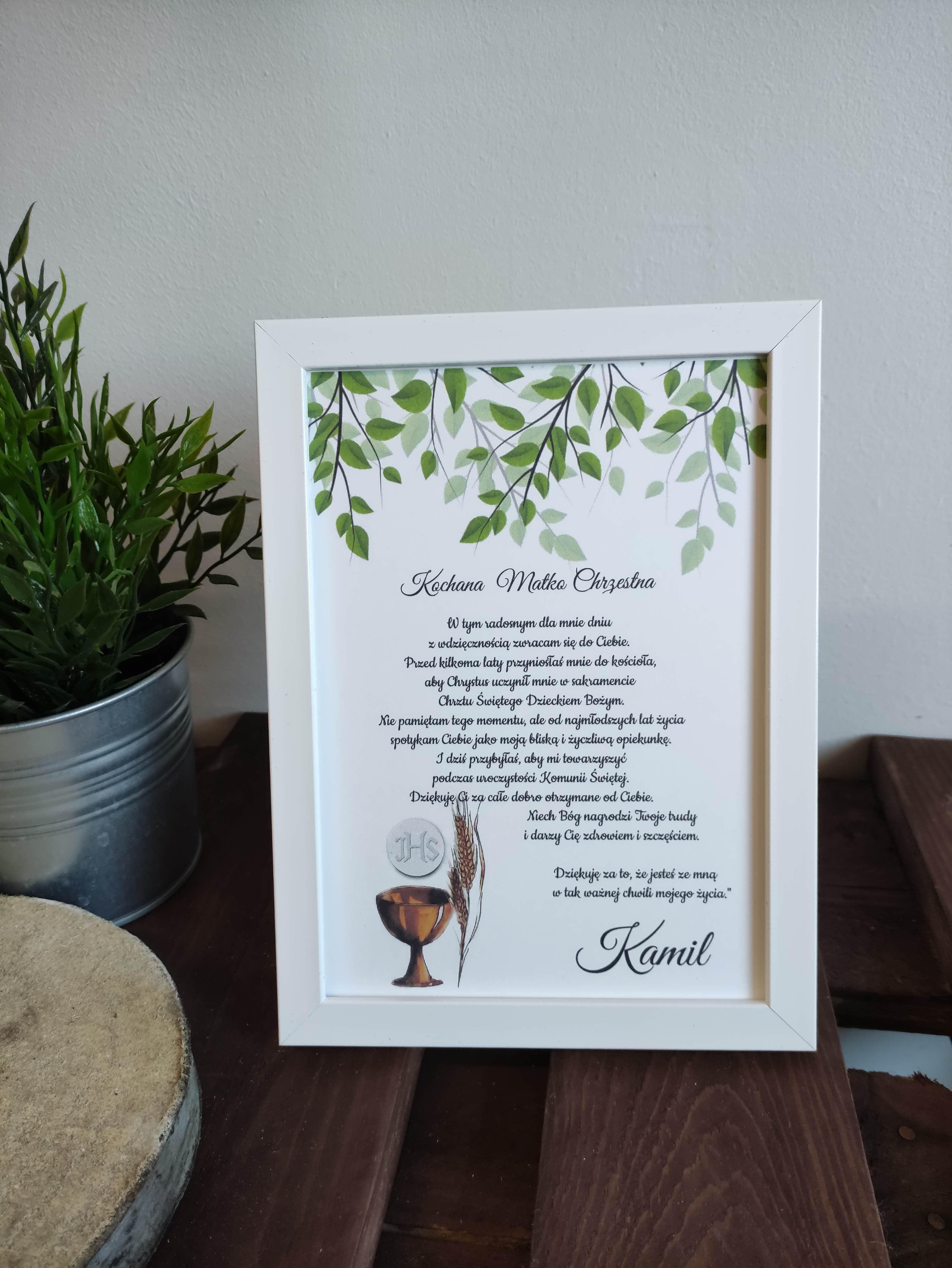 Ramka Podziękowanie