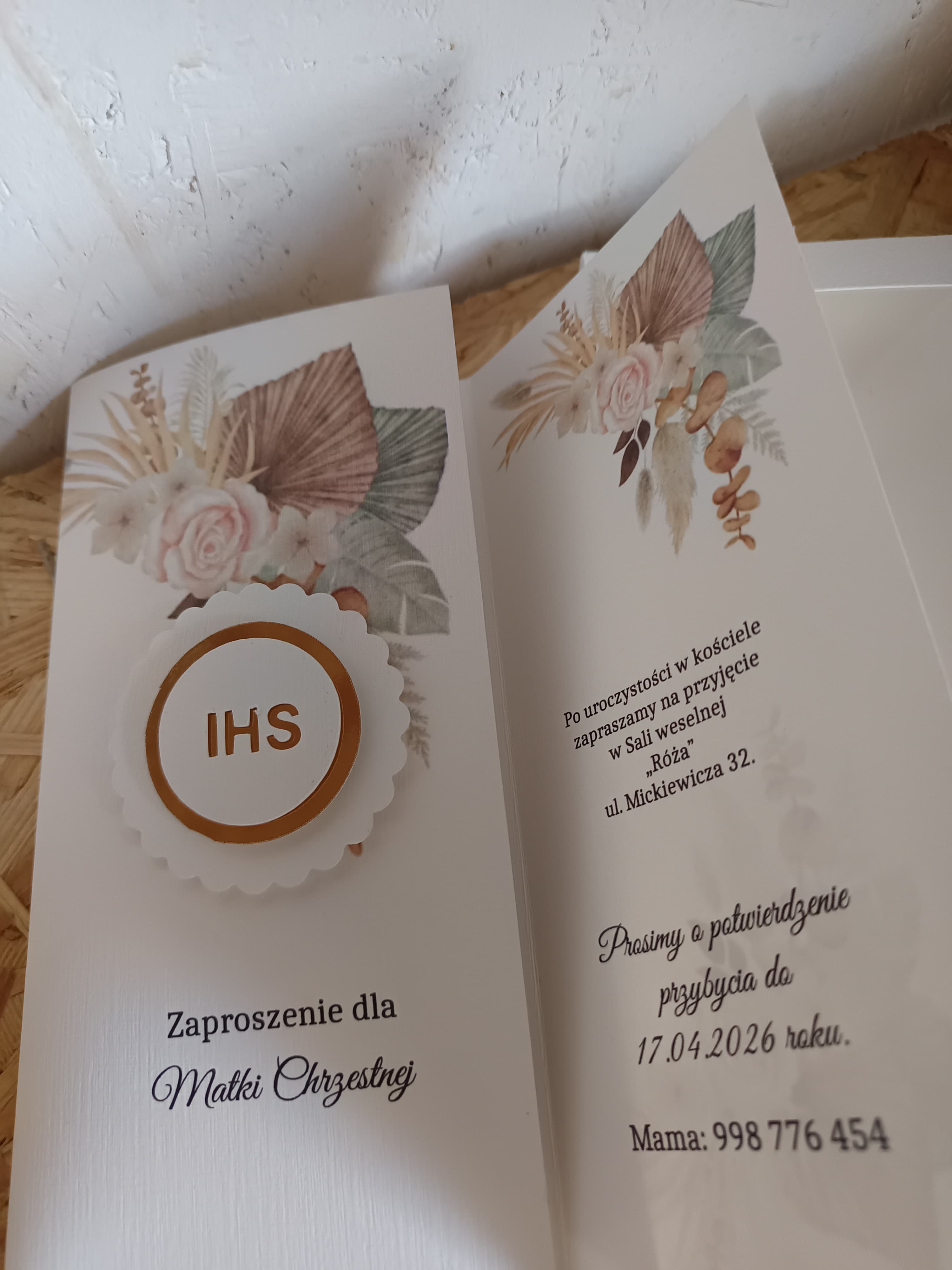 Zaproszenia w pudełku