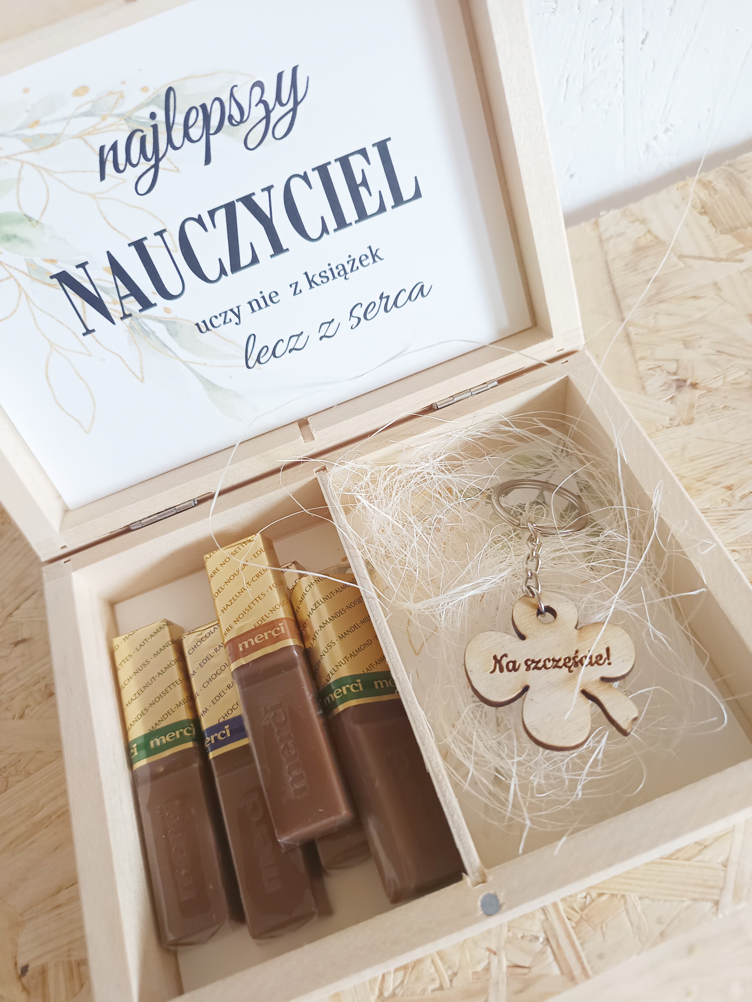 Pudełko z koniczynką