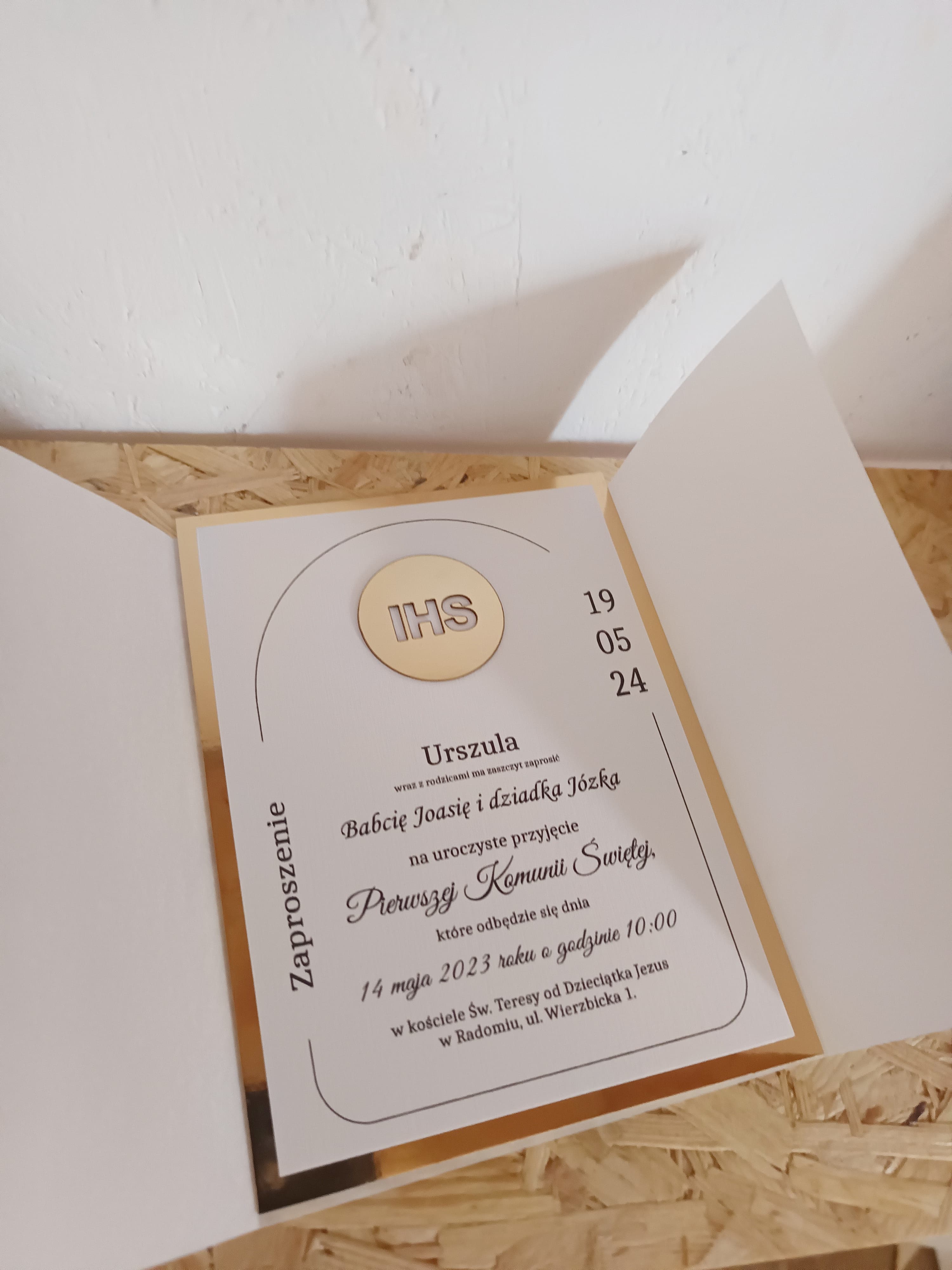 Komunia zaproszenie nr 58