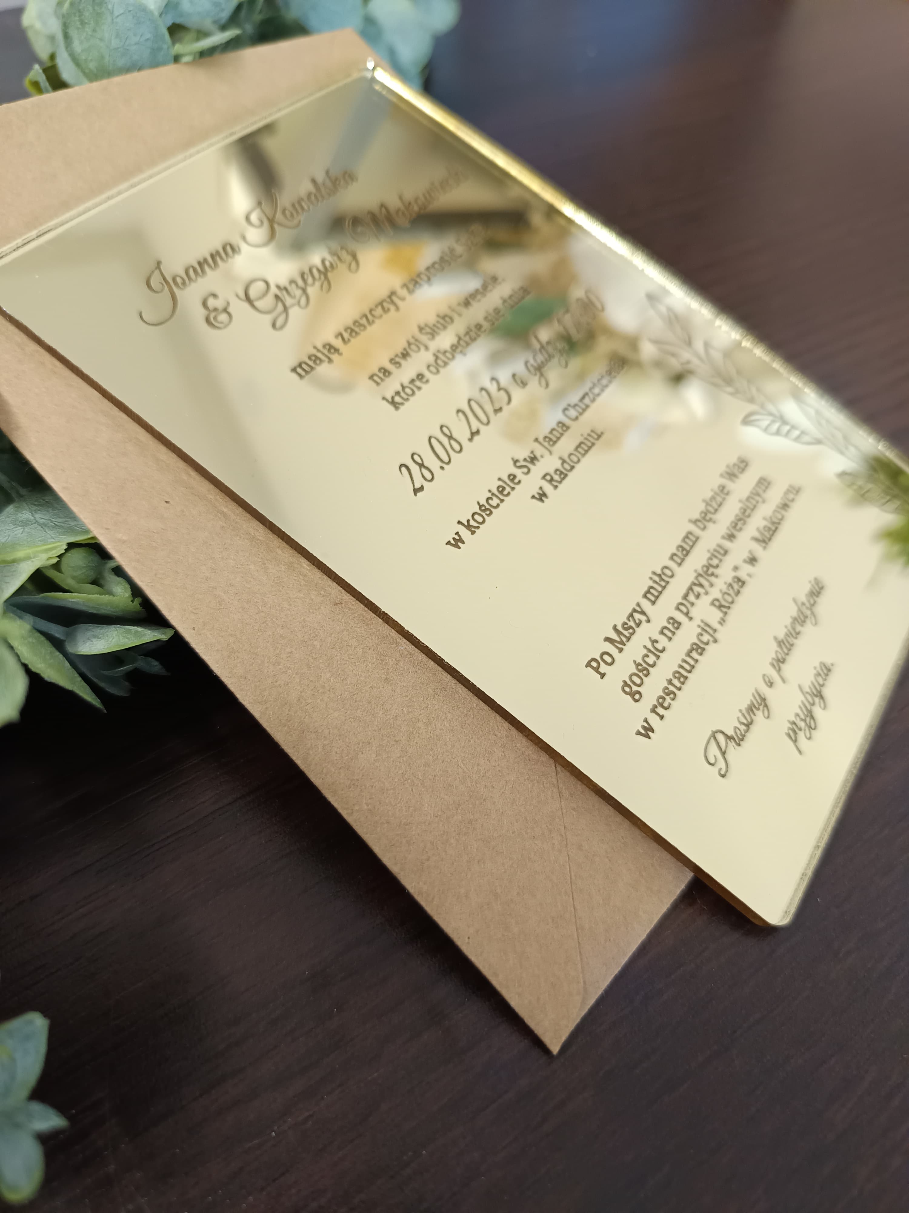 Zaproszenie lustrzane