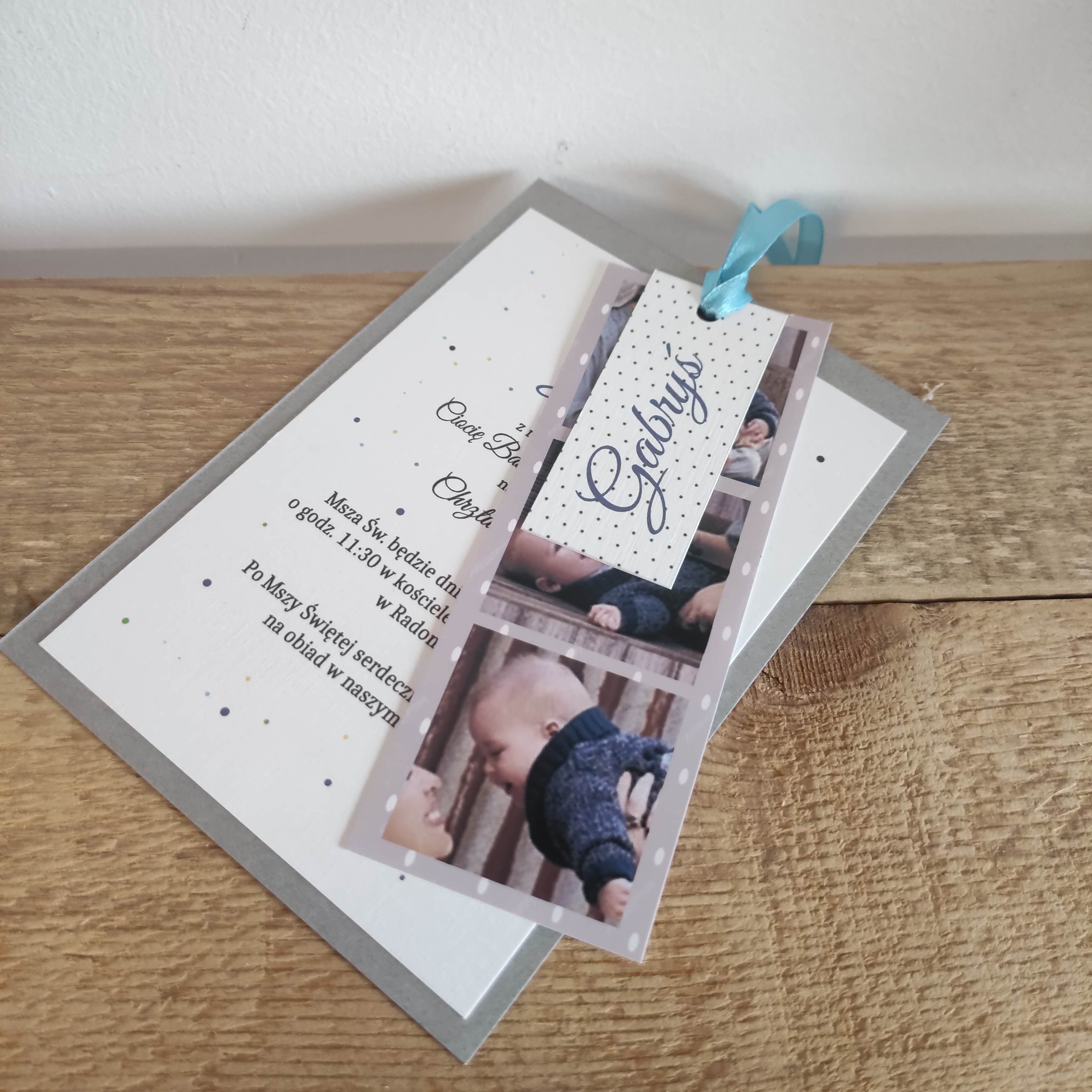 Zaproszenie Chrzest nr40