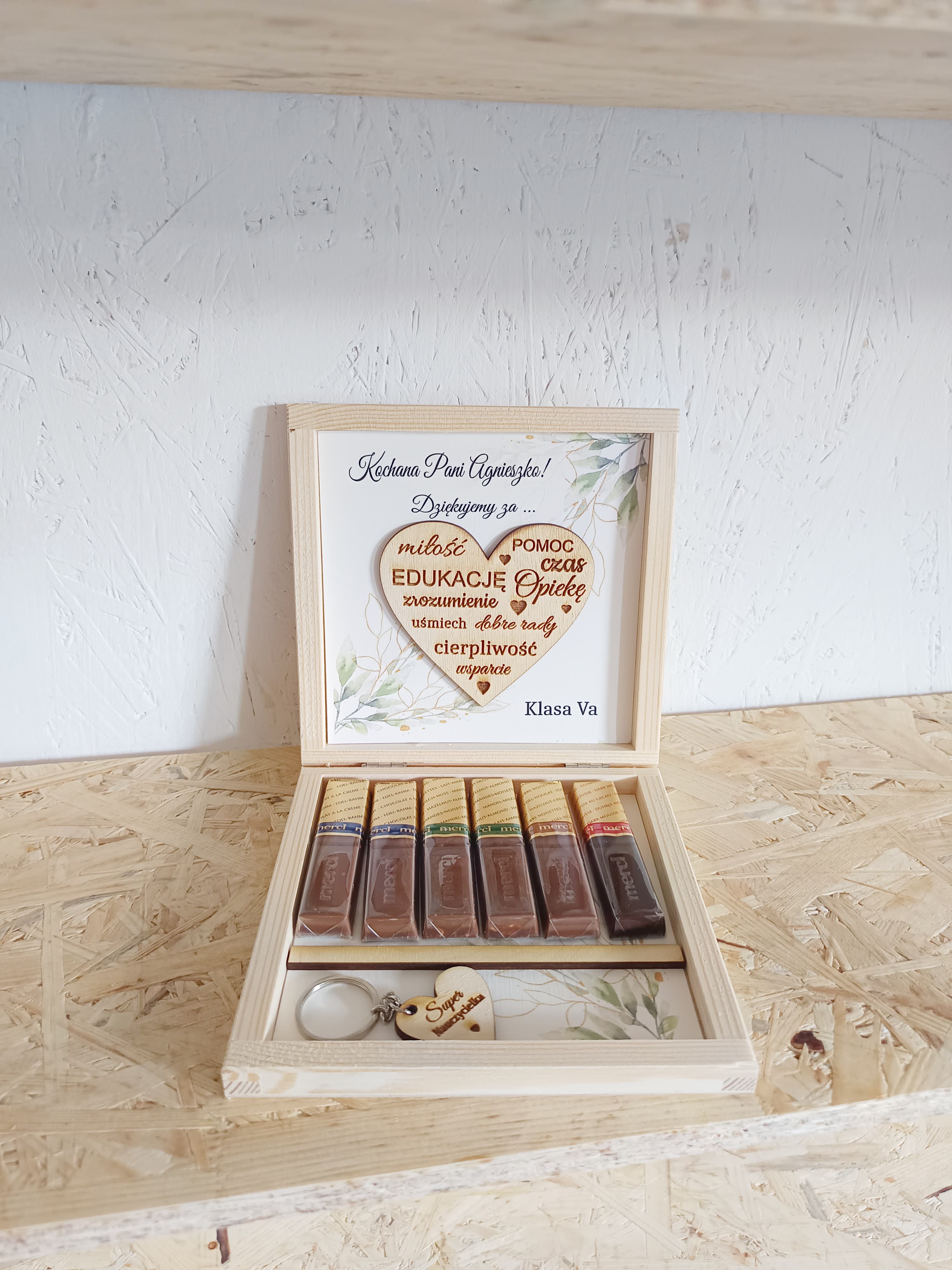 Pudełko-brelok serce