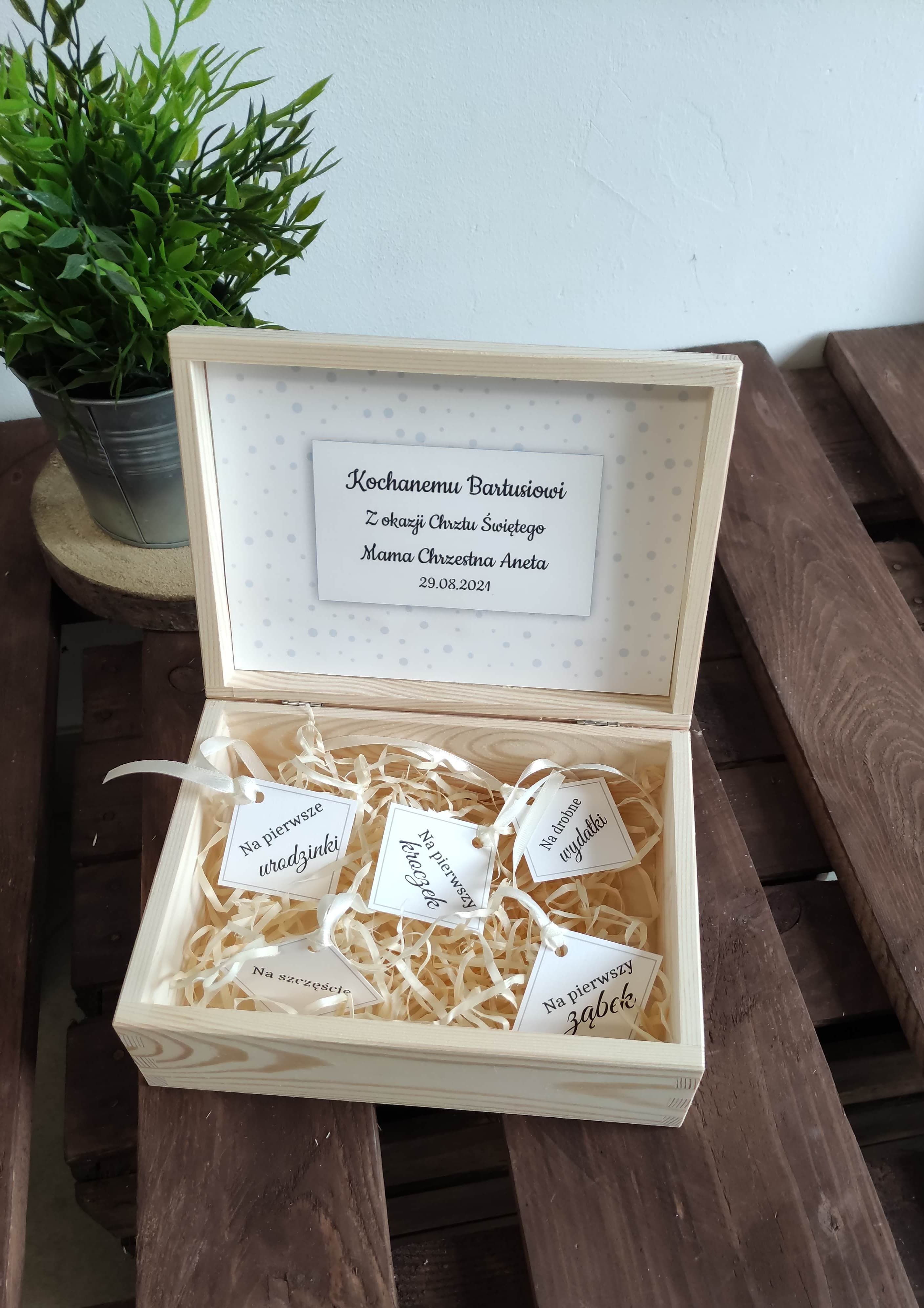 Pudełko na Chrzest Święty