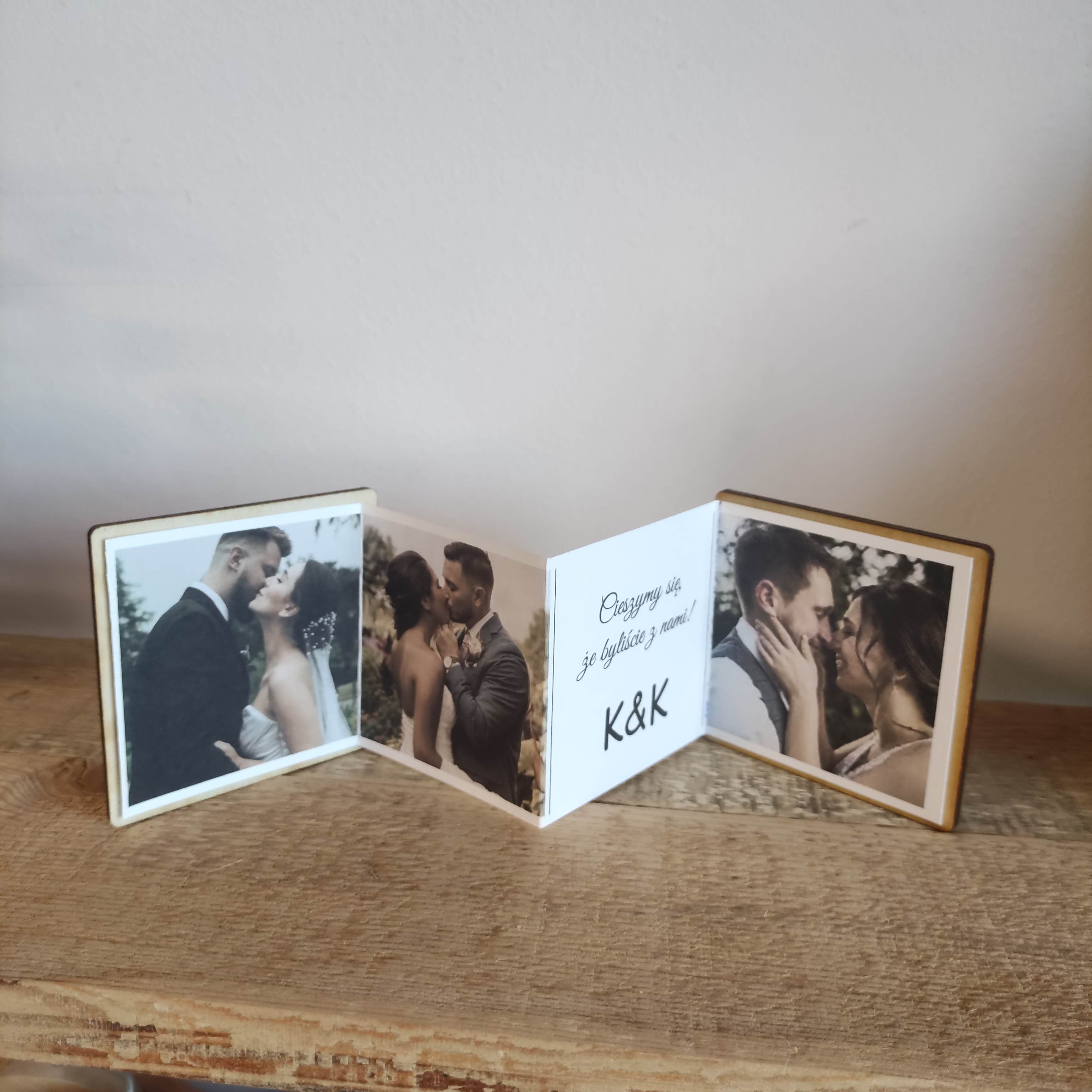 Harmonijka ze zdjęciami Podziękowania