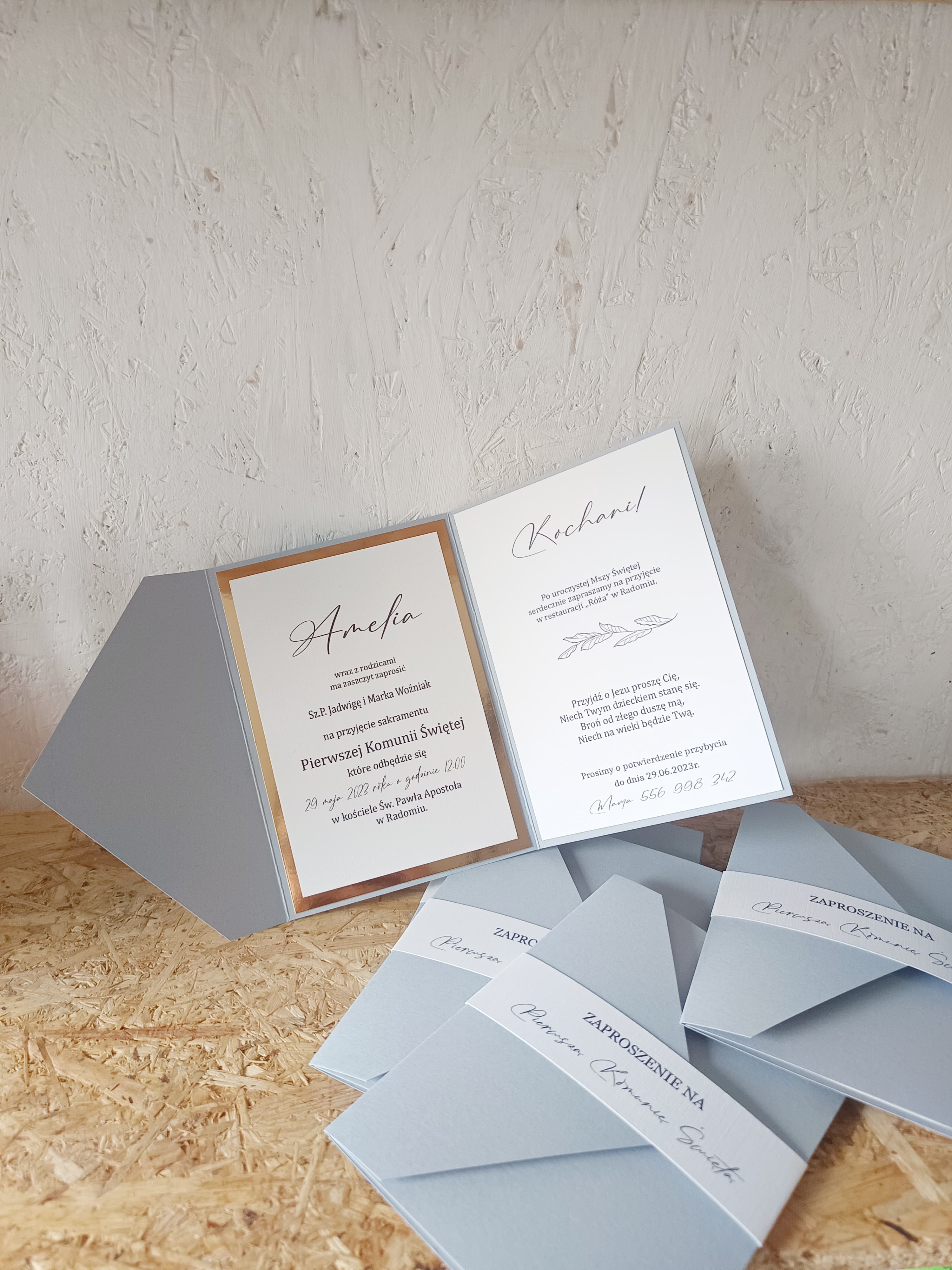 Komunia zaproszenie nr 63