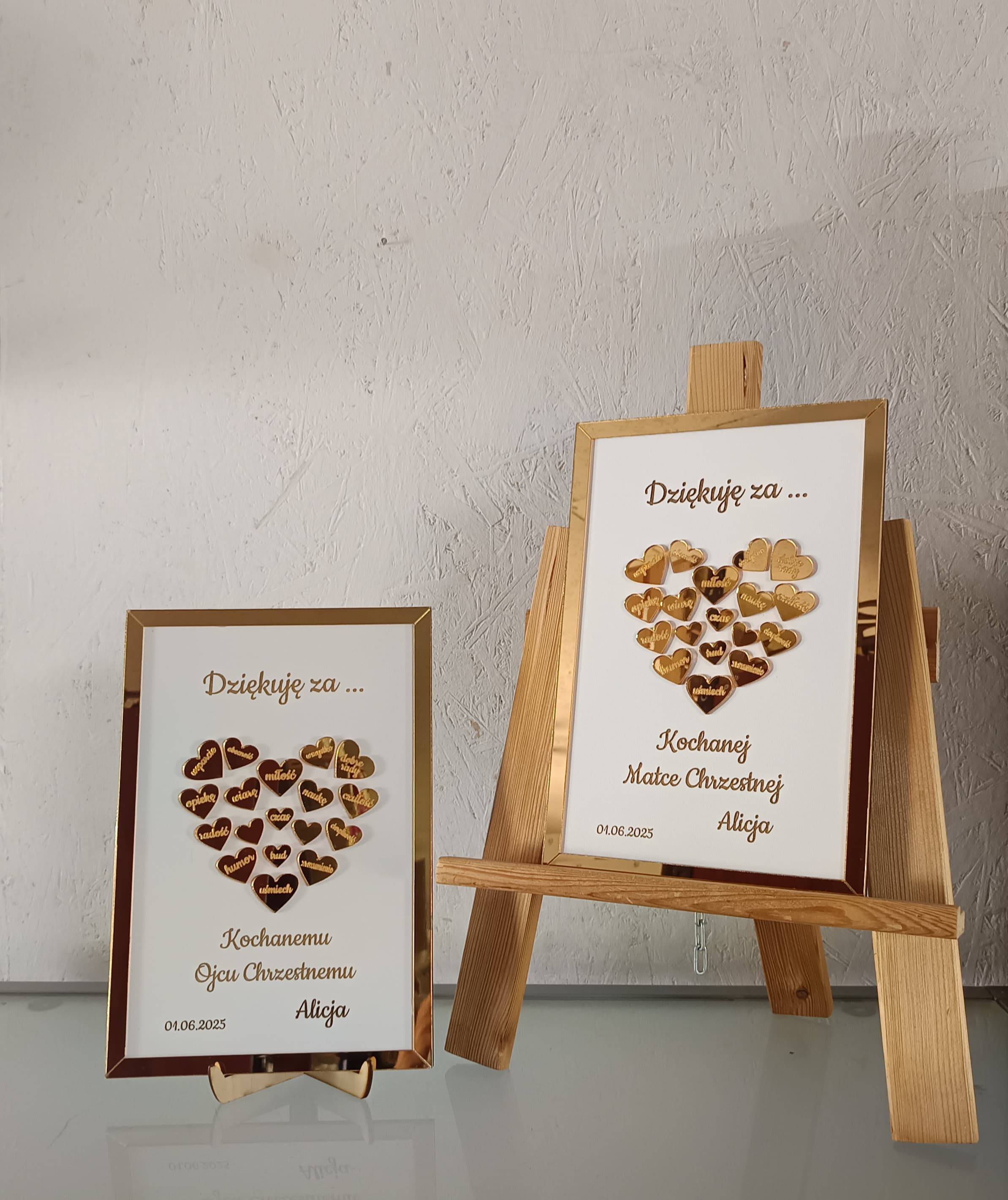Podziękowania złote serce