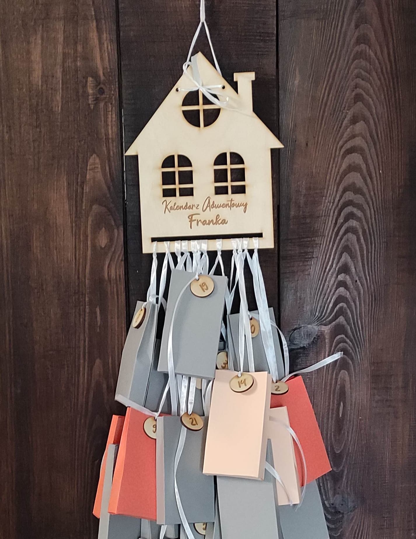 Kalendarz adwentowy Domek