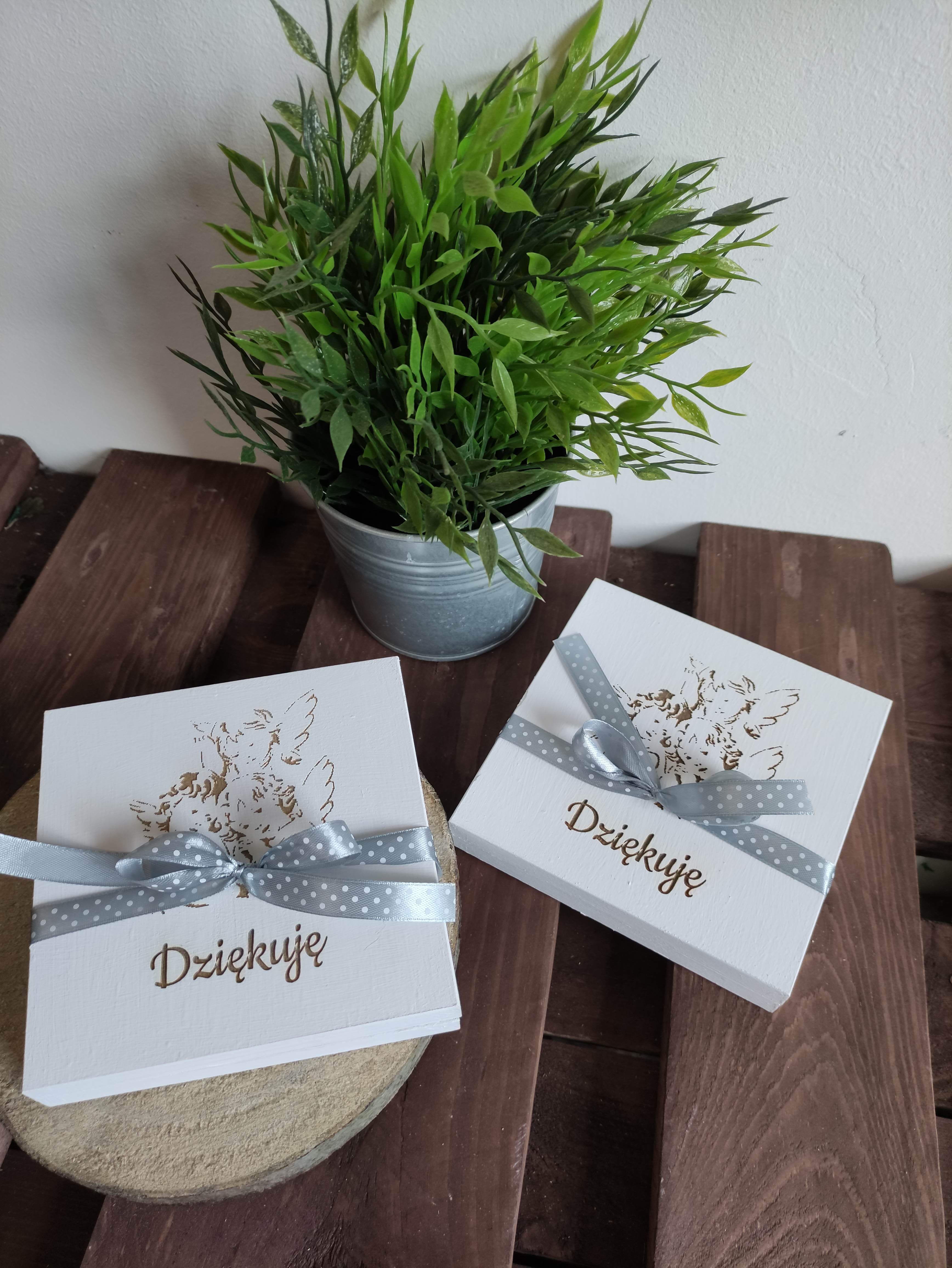 Pudełko na pieniądze Białe